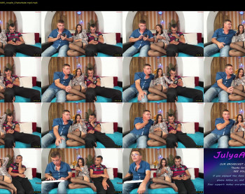 julyaandraul — 27 minute Chaturbate couple cam show recording, 720p, Sep 16, 2025