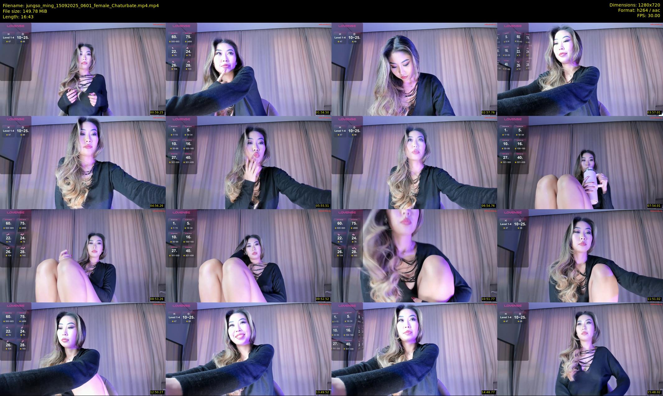 jungso_ming — 17 minute Chaturbate female cam show recording, 720p, Sep 15, 2025