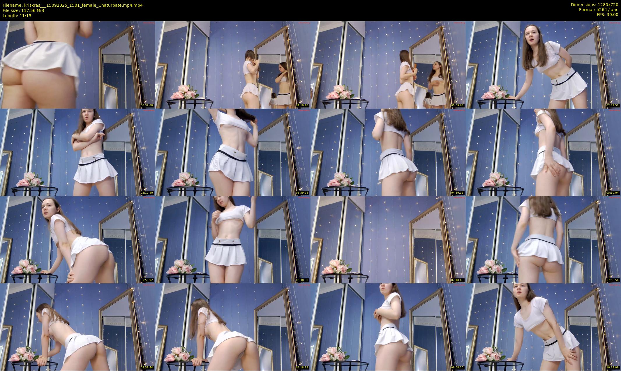 kriskras__ — 12 minute Chaturbate female cam show recording, 720p, Sep 15, 2025