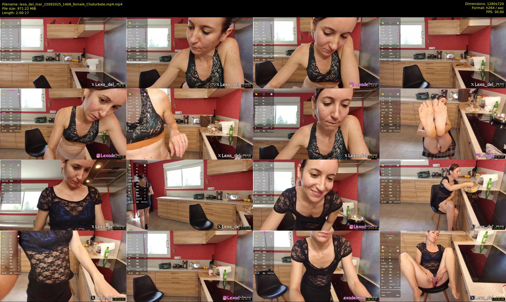 lexa_del_mar — 121 minute Chaturbate female cam show recording, 720p, Sep 15, 2025