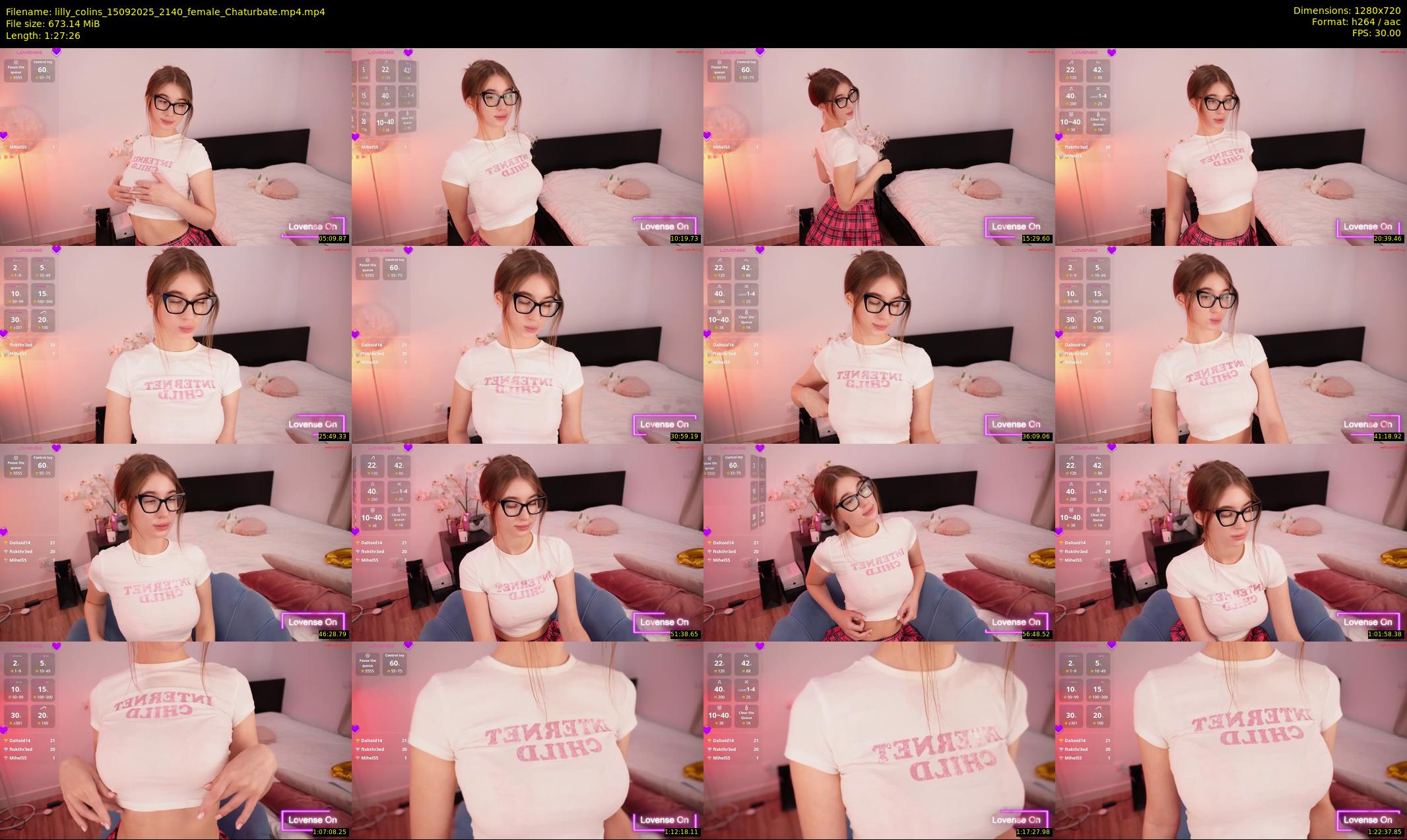 lilly_colins — 88 minute Chaturbate female cam show recording, 720p, Sep 15, 2025