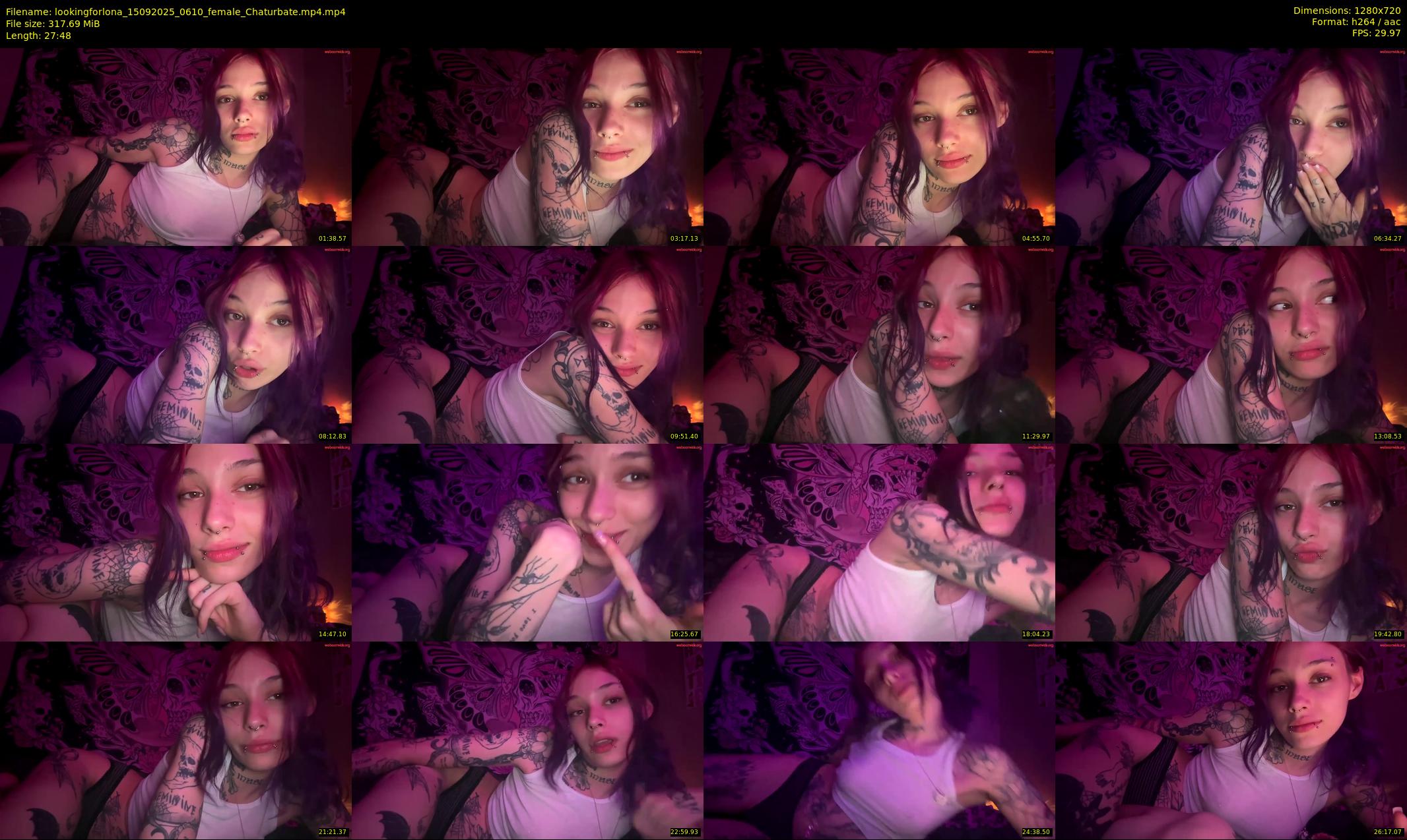 lookingforlona — 28 minute Chaturbate female cam show recording, 720p, Sep 15, 2025