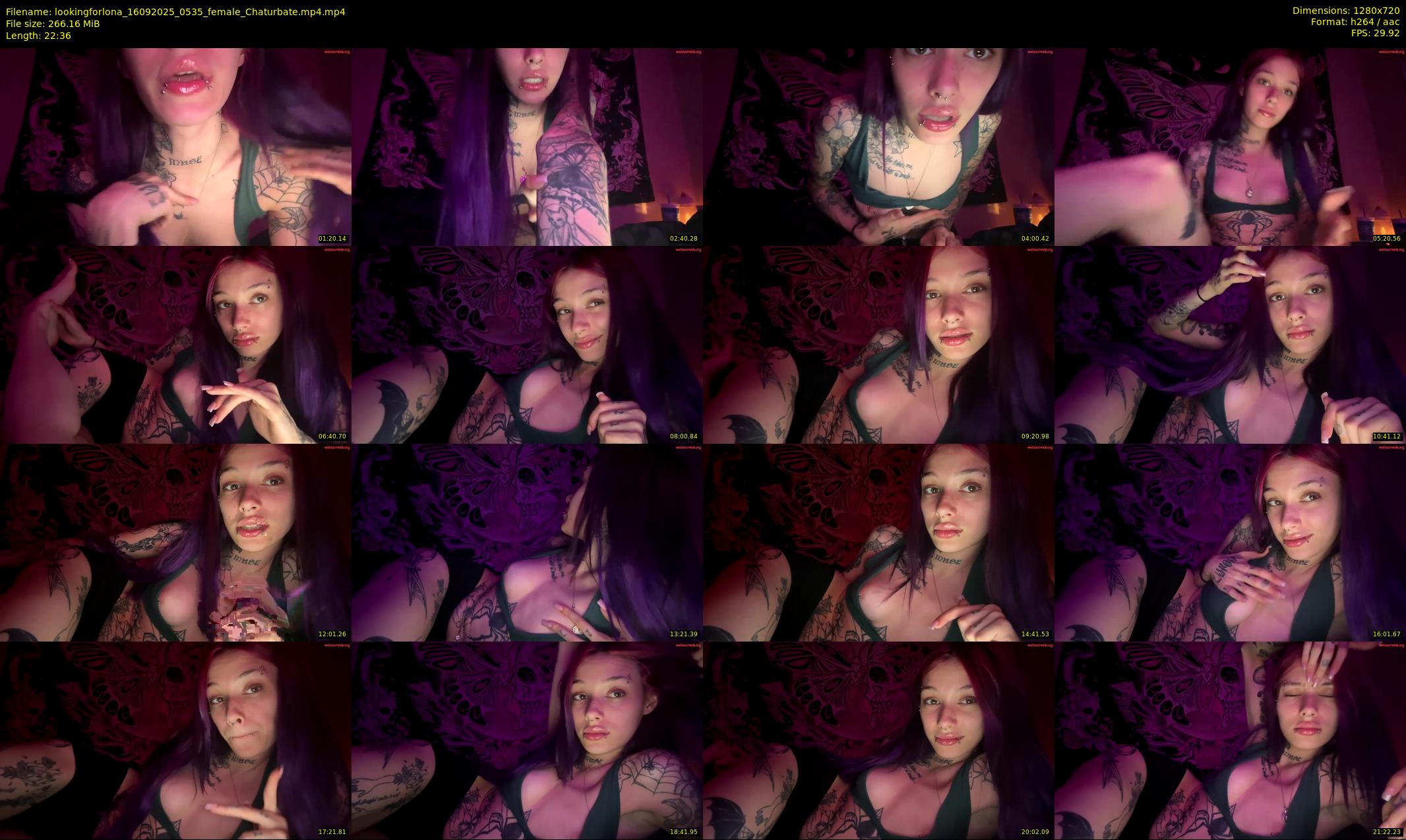 lookingforlona — 23 minute Chaturbate female cam show recording, 720p, Sep 16, 2025