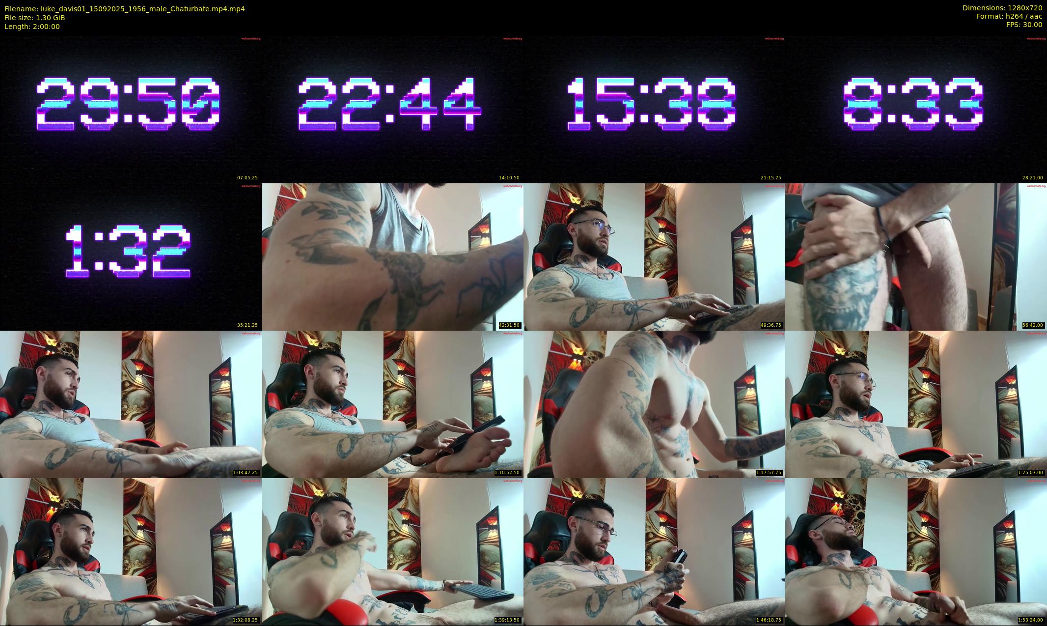 luke_davis01 — 120 minute Chaturbate male cam show recording, 720p, Sep 15, 2025