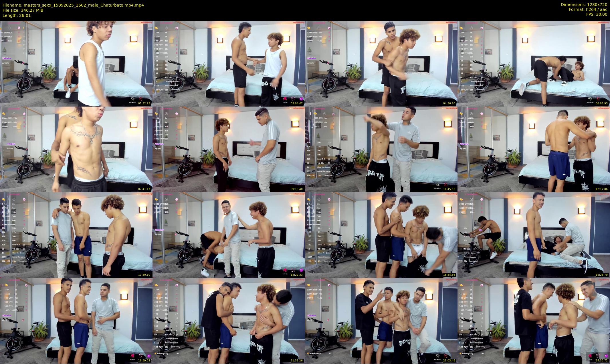 masters_sexx — 27 minute Chaturbate male cam show recording, 720p, Sep 15, 2025
