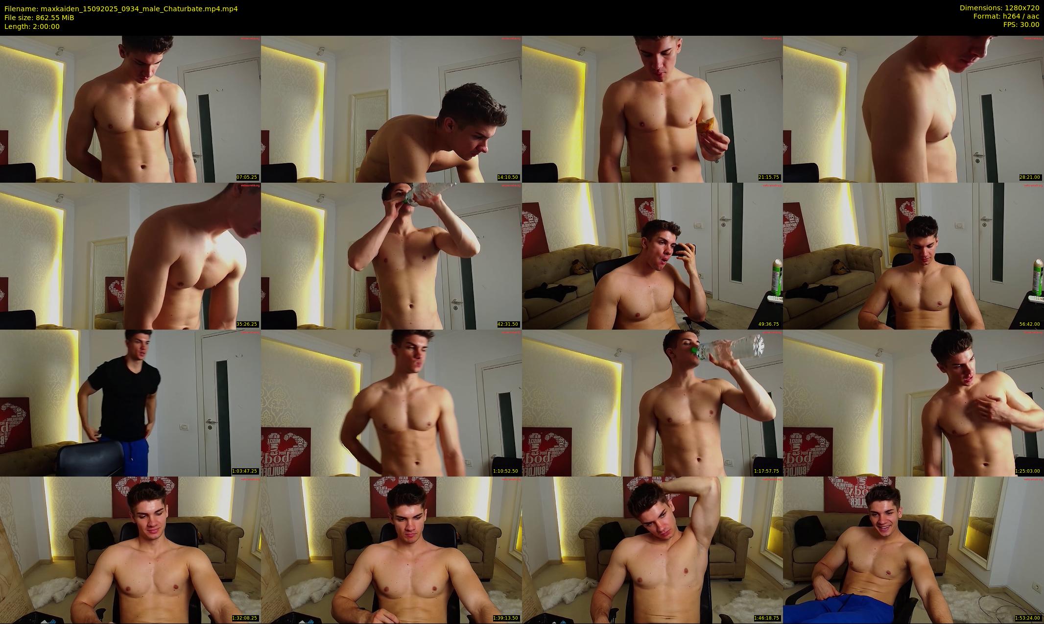 maxkaiden — 120 minute Chaturbate male cam show recording, 720p, Sep 15, 2025