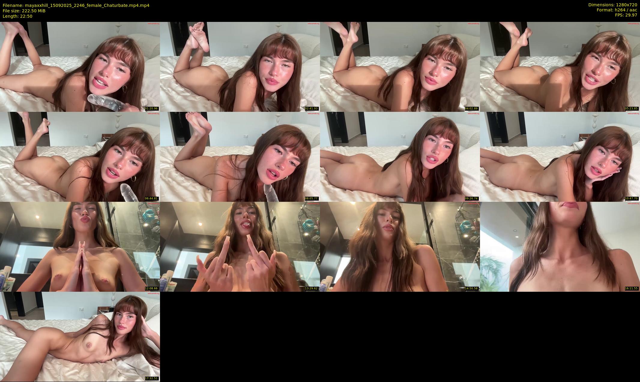 mayaxxhill — 23 minute Chaturbate female cam show recording, 720p, Sep 15, 2025
