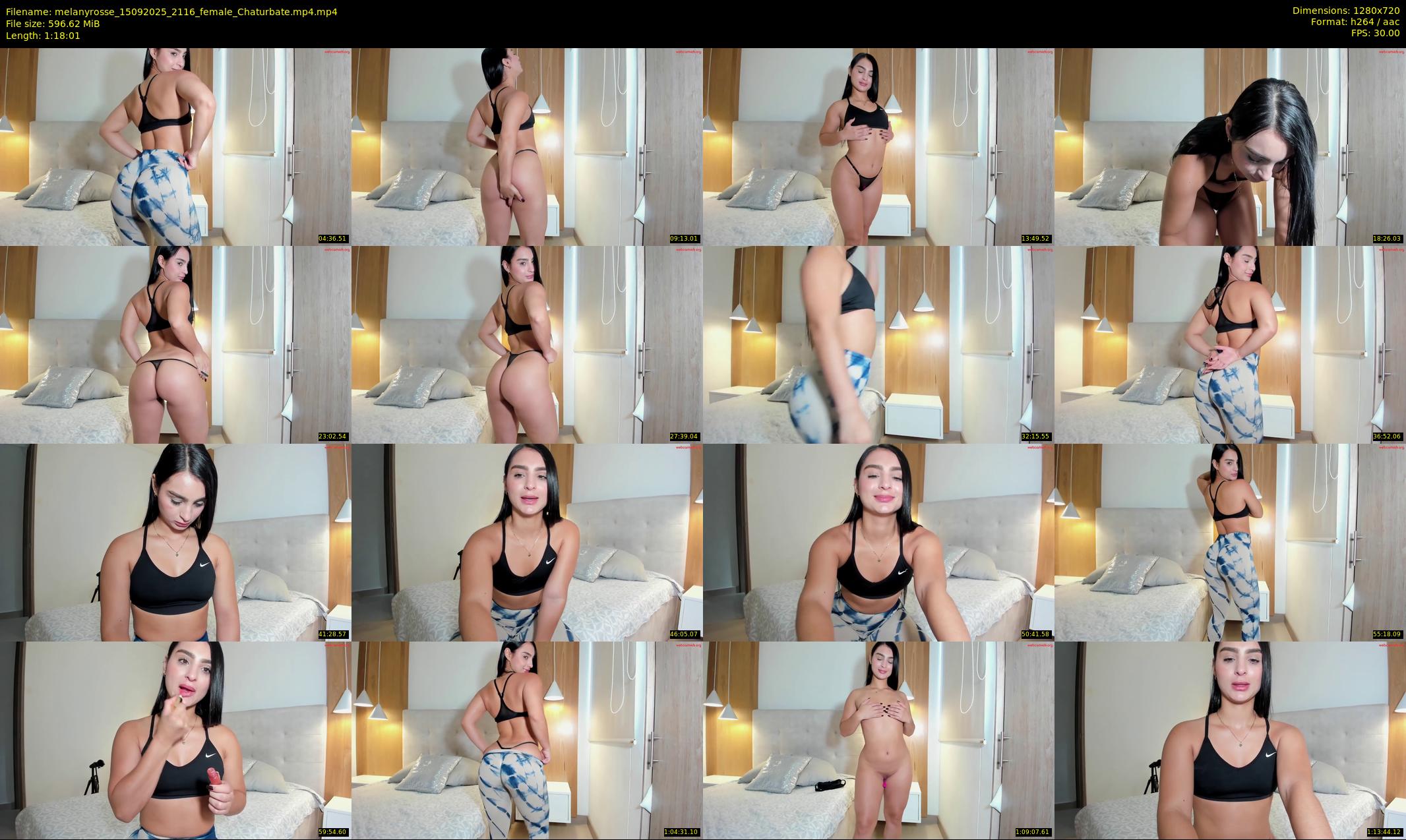 melanyrosse — 79 minute Chaturbate female cam show recording, 720p, Sep 15, 2025
