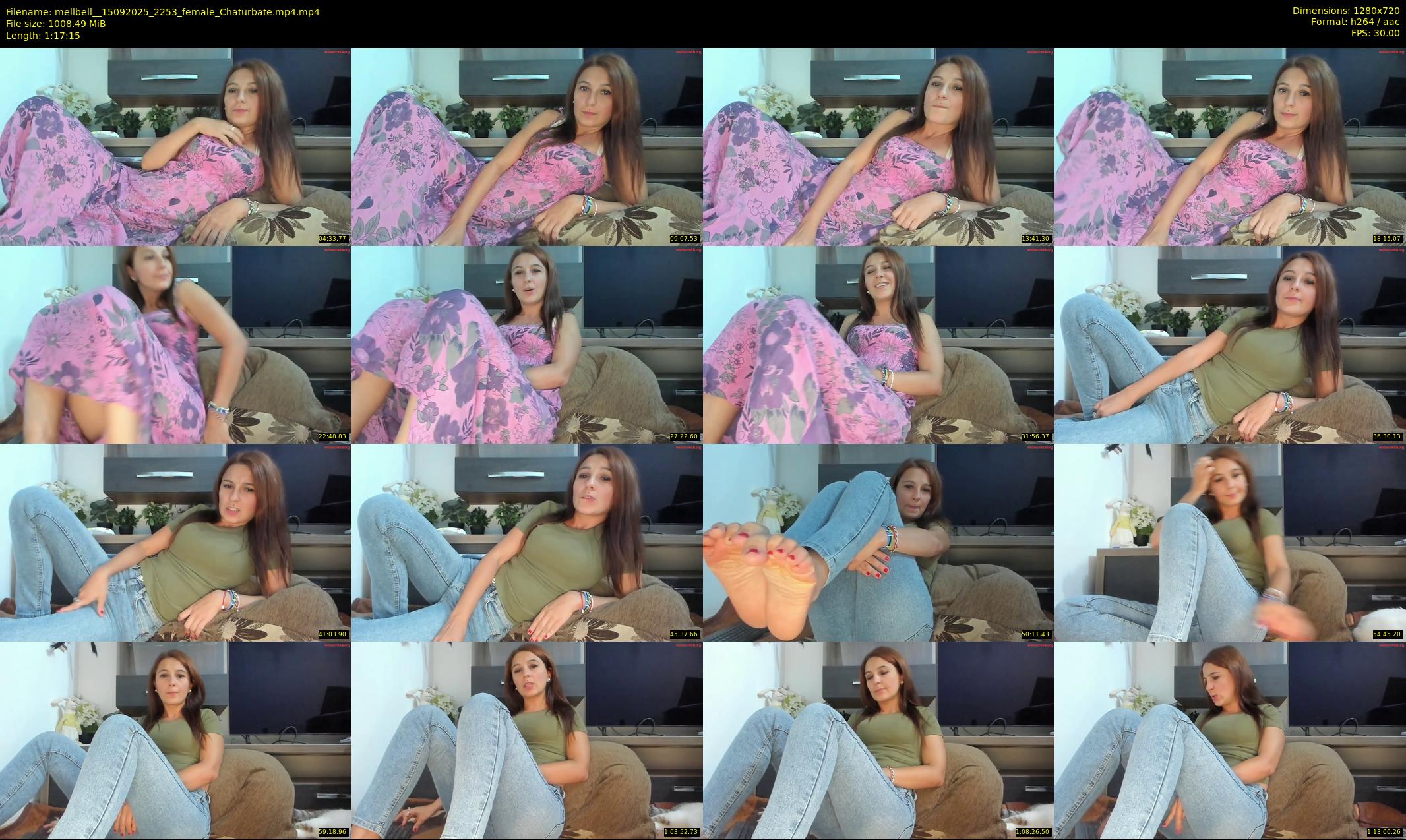 mellbell_ — 78 minute Chaturbate female cam show recording, 720p, Sep 15, 2025