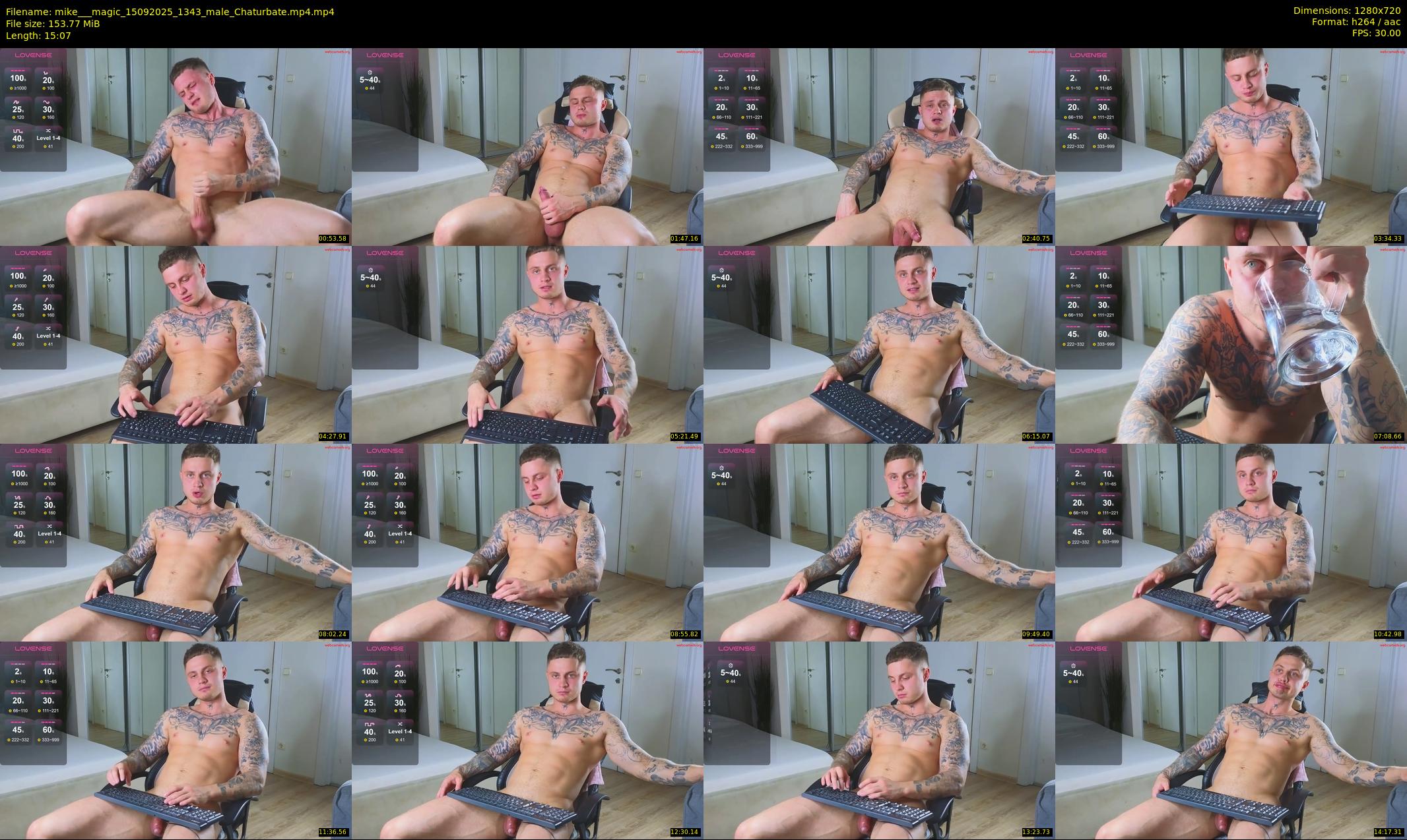 mike___magic — 16 minute Chaturbate male cam show recording, 720p, Sep 15, 2025