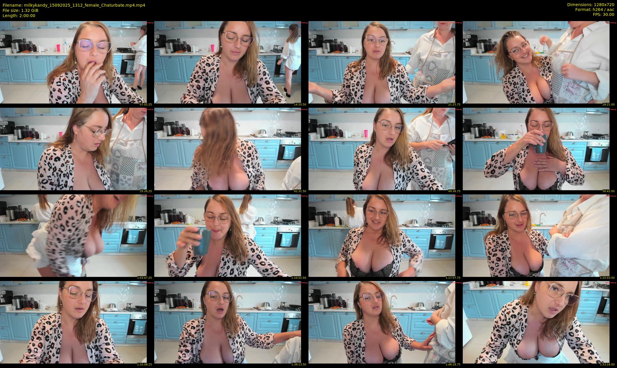 milkykandy — 120 minute Chaturbate female cam show recording, 720p, Sep 15, 2025