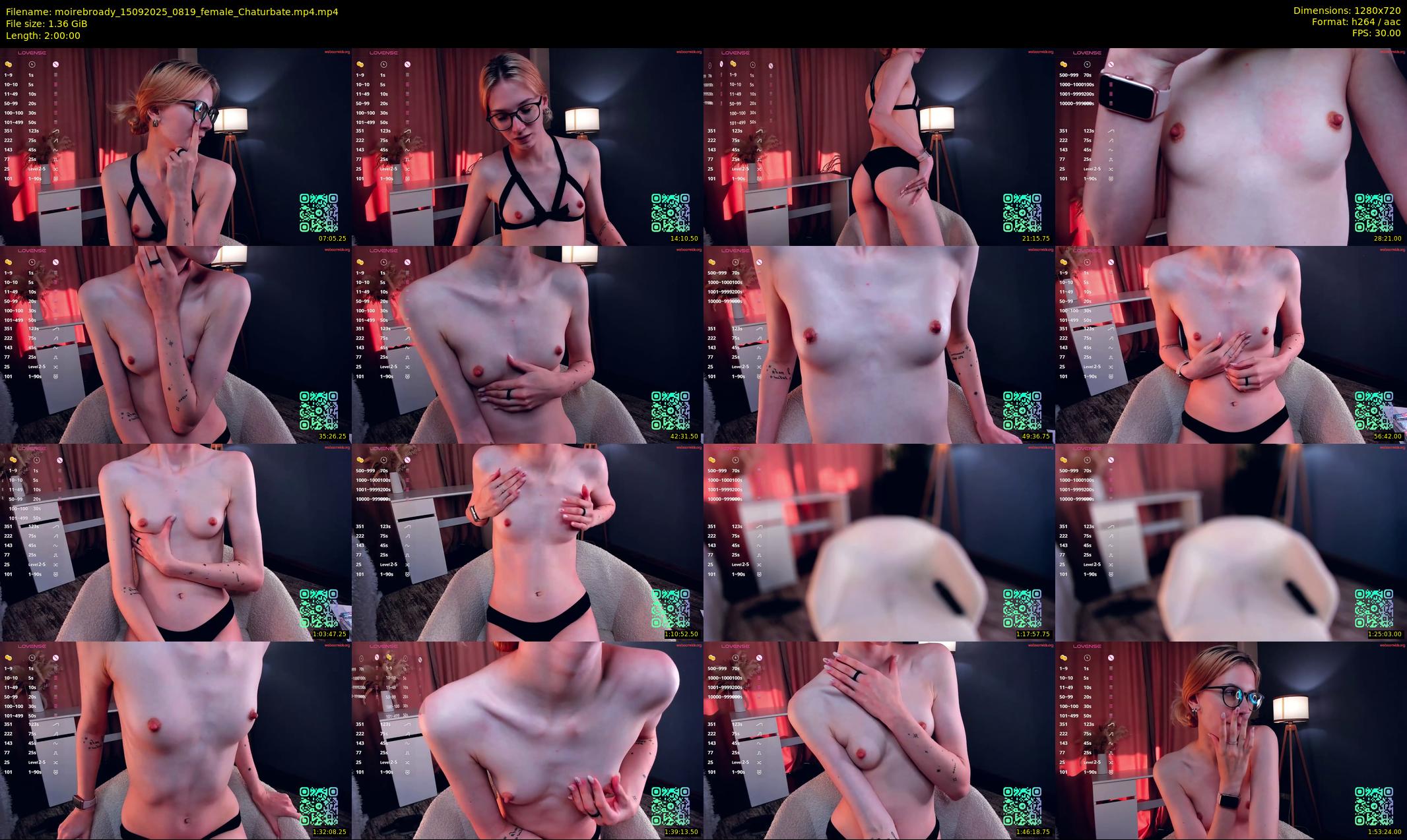 moirebroady — 120 minute Chaturbate female cam show recording, 720p, Sep 15, 2025