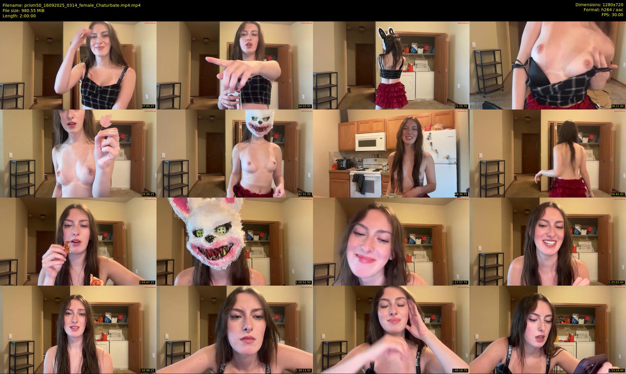 prism50 — 120 minute Chaturbate female cam show recording, 720p, Sep 16, 2025