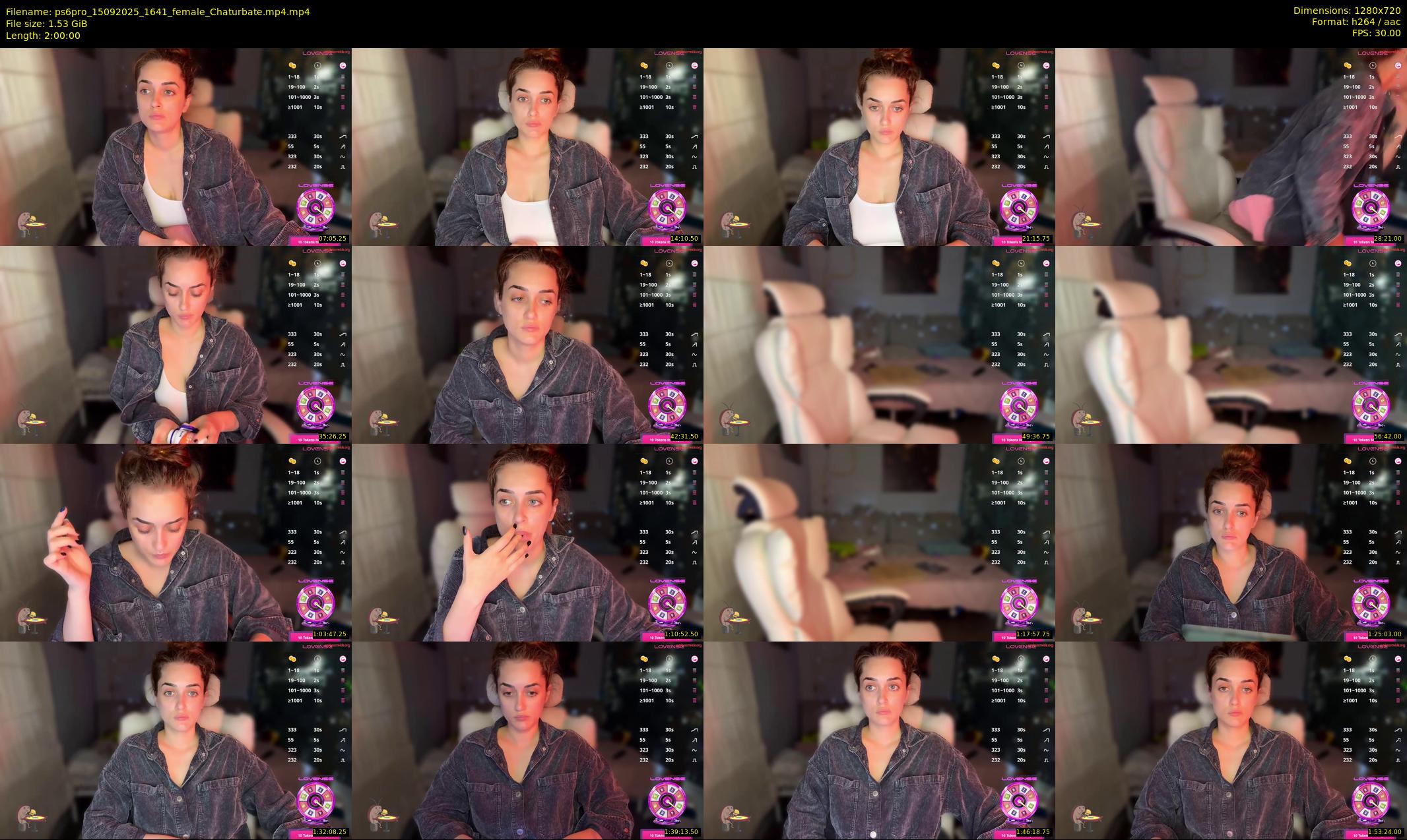 ps6pro — 120 minute Chaturbate female cam show recording, 720p, Sep 15, 2025