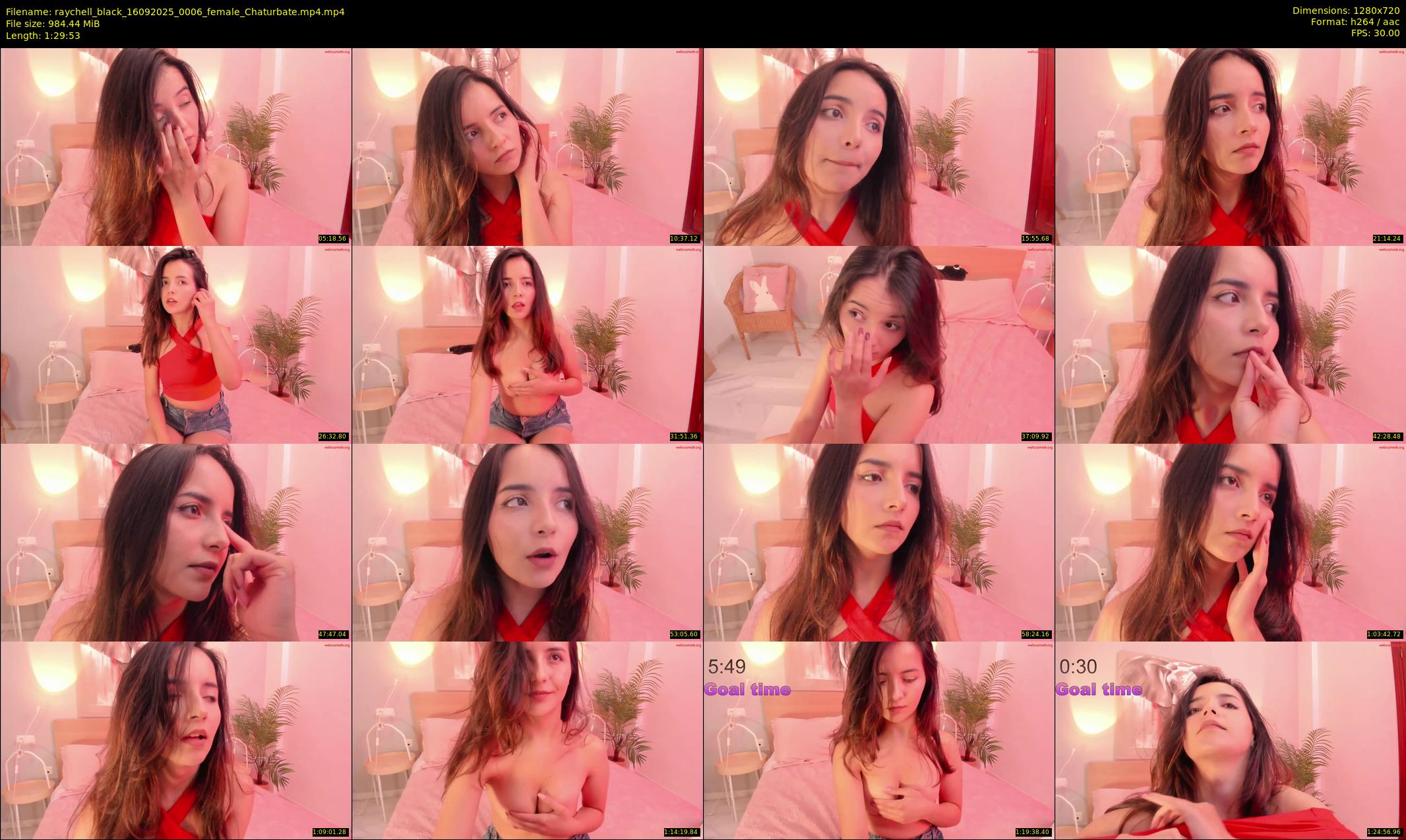 raychell_black — 90 minute Chaturbate female cam show recording, 720p, Sep 16, 2025