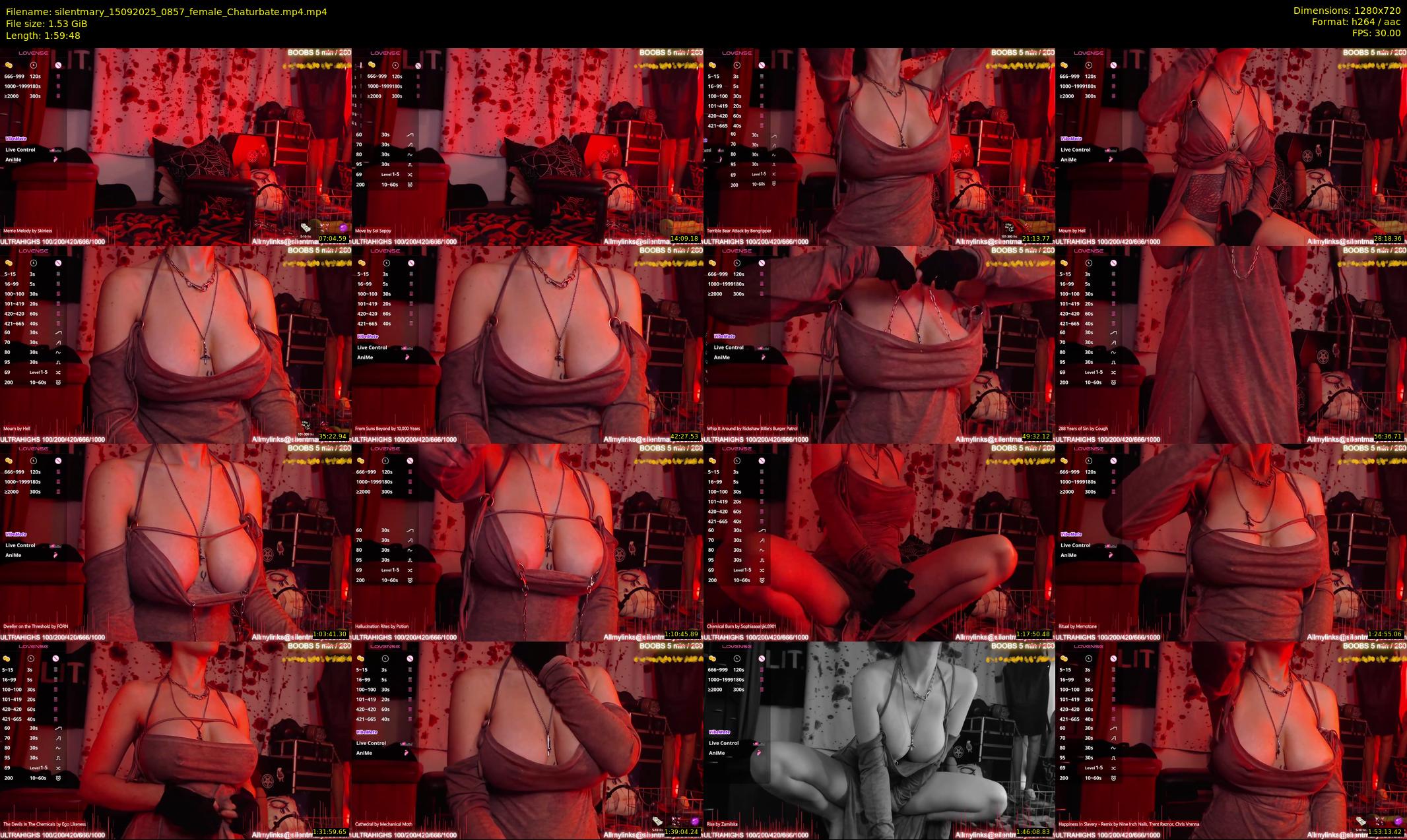 silentmary — 120 minute Chaturbate female cam show recording, 720p, Sep 15, 2025