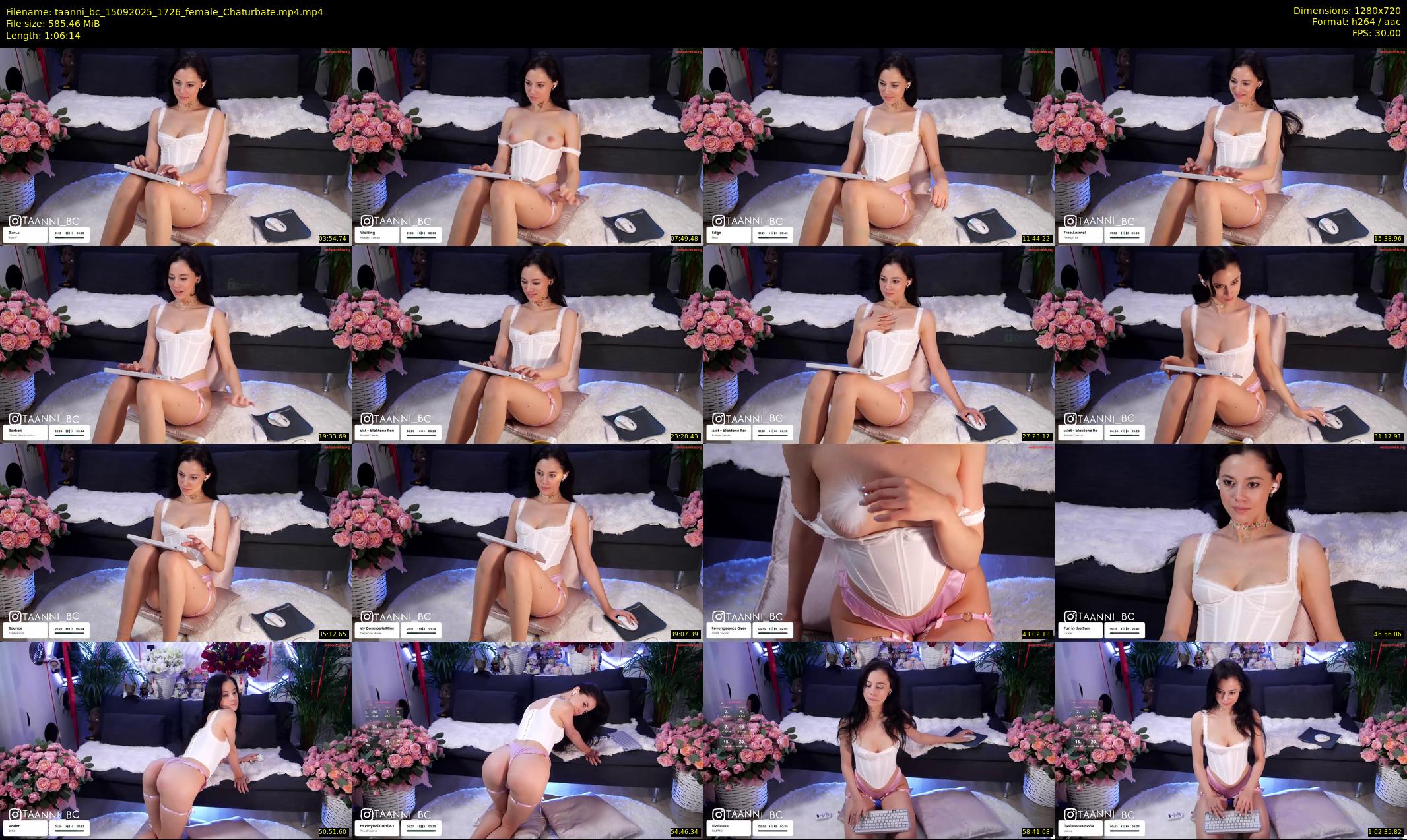 taanni_bc — 67 minute Chaturbate female cam show recording, 720p, Sep 15, 2025