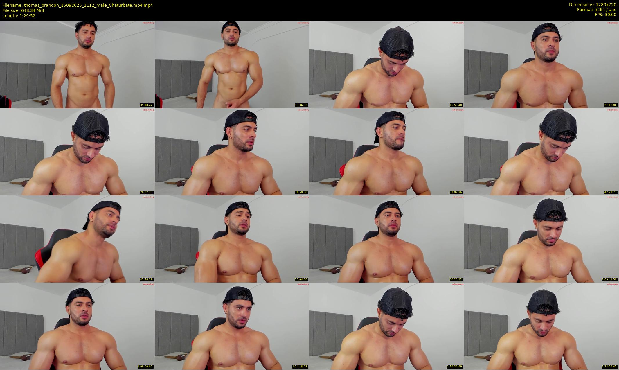thomas_brandon — 90 minute Chaturbate male cam show recording, 720p, Sep 15, 2025