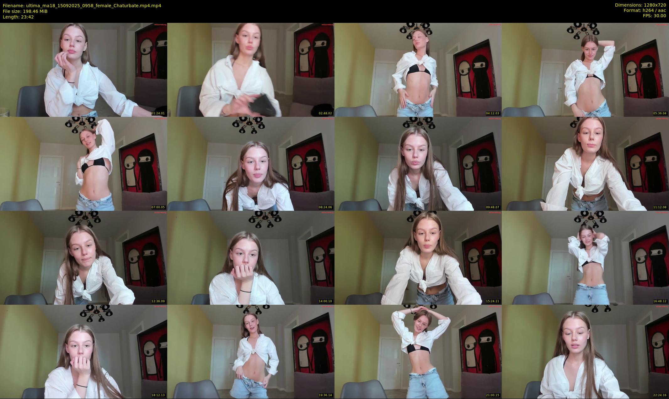 ultima_ma18 — 24 minute Chaturbate female cam show recording, 720p, Sep 15, 2025