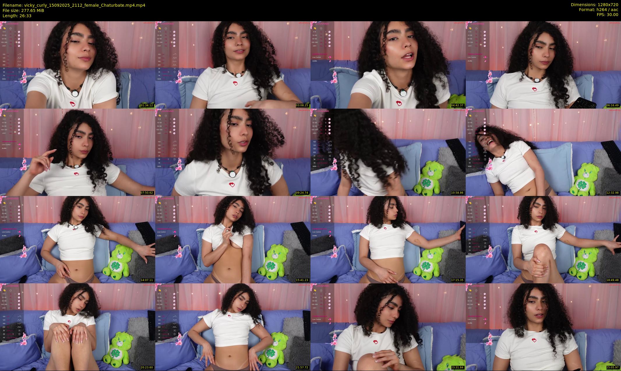 vicky_curly — 27 minute Chaturbate female cam show recording, 720p, Sep 15, 2025