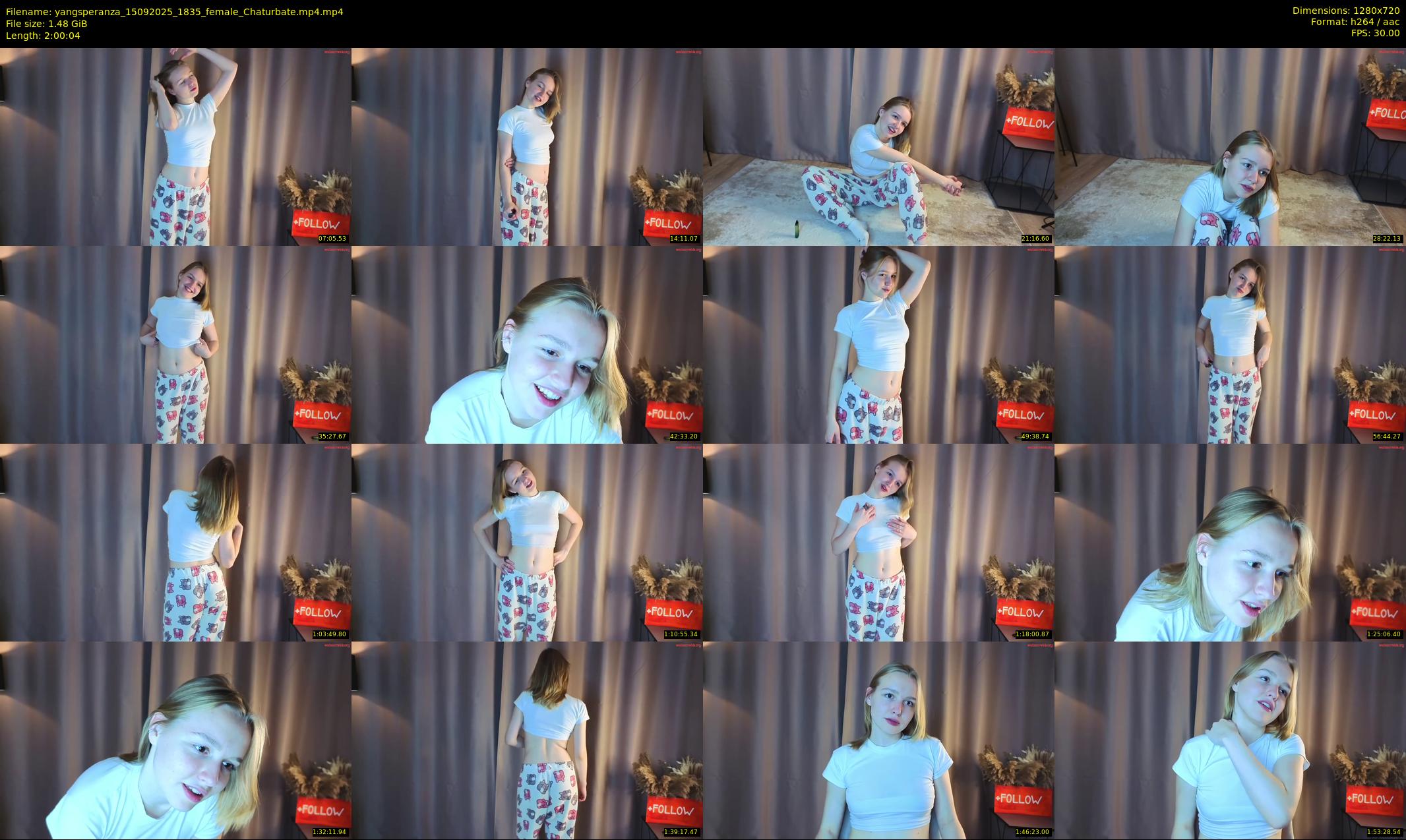 yangsperanza — 121 minute Chaturbate female cam show recording, 720p, Sep 15, 2025