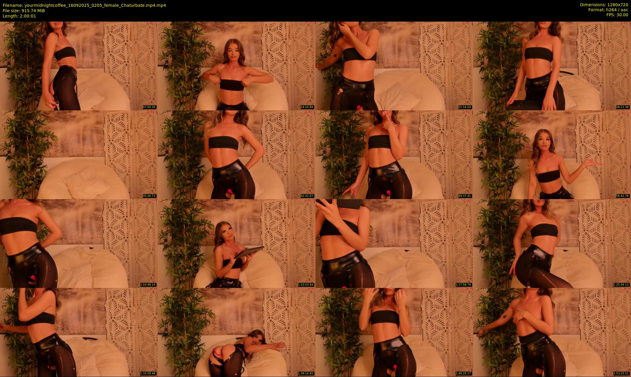 yourmidnightcoffee — 121 minute Chaturbate female cam show recording, 720p, Sep 16, 2025
