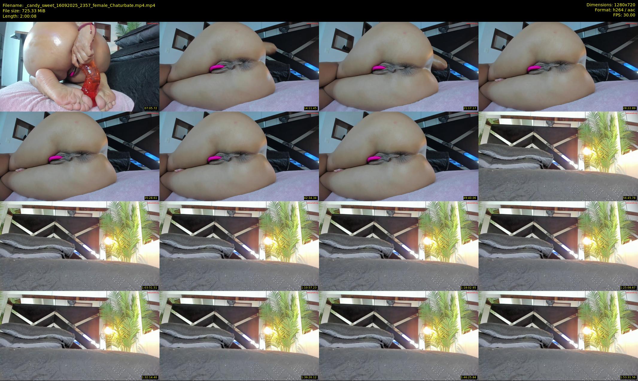 _candy_sweet — 121 minute Chaturbate female cam show recording, 720p, Sep 16, 2025