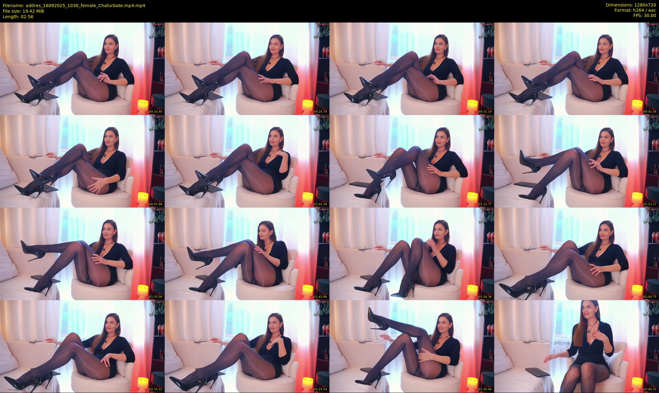 ad0res — 3 minute Chaturbate female cam show recording, 720p, Sep 16, 2025