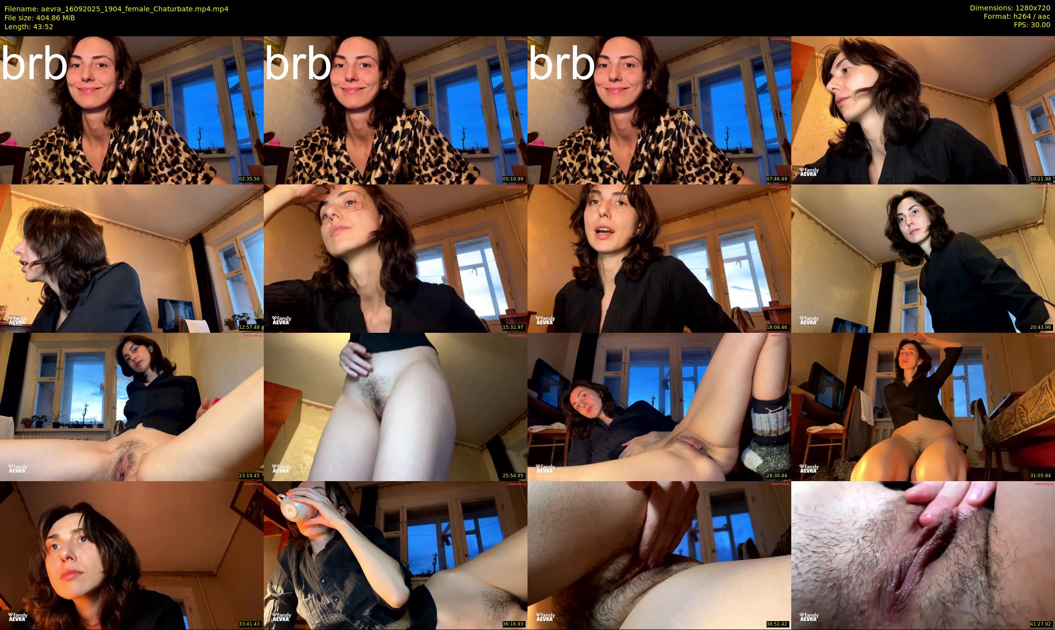 aevra — 44 minute Chaturbate female cam show recording, 720p, Sep 16, 2025