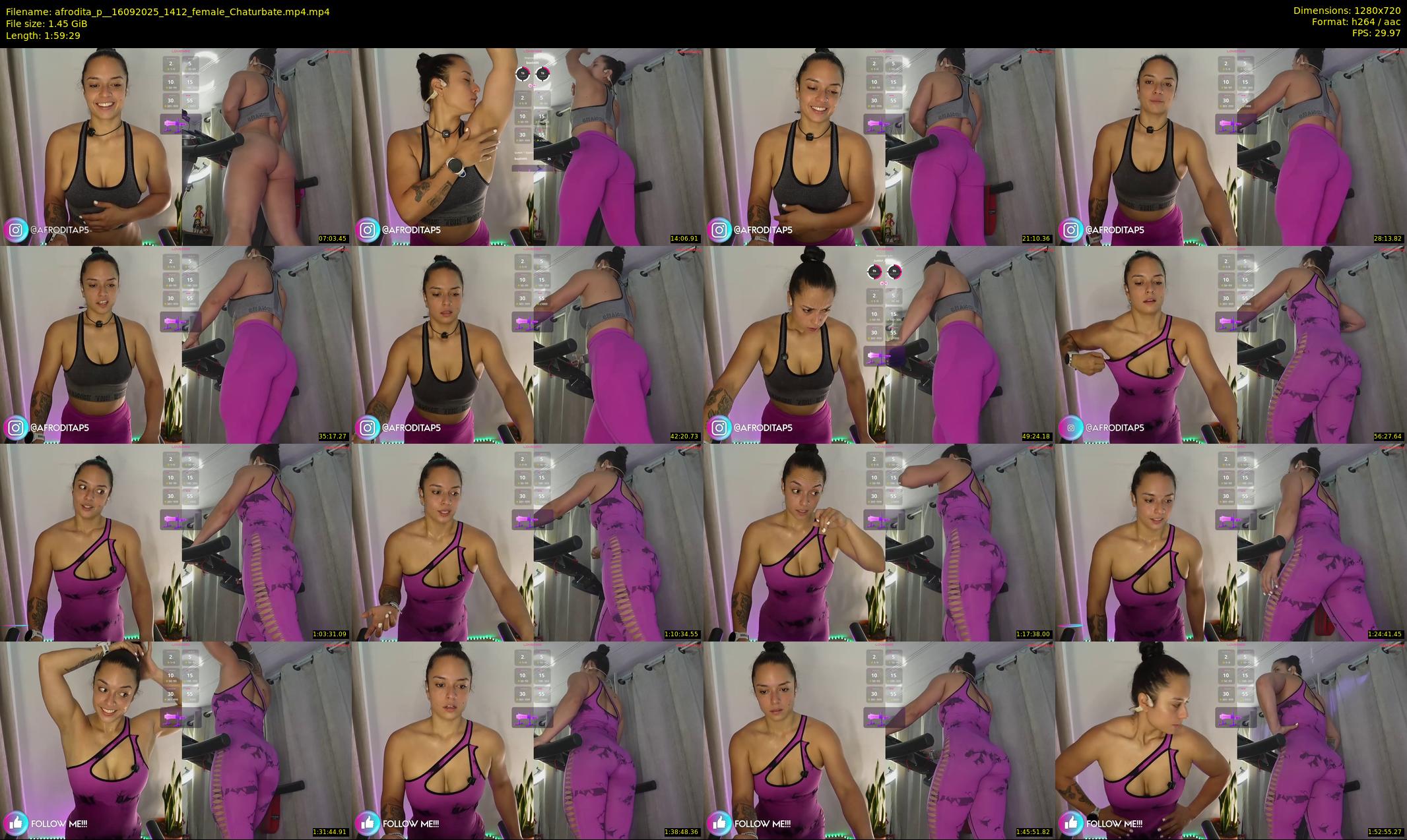 afrodita_p_ — 120 minute Chaturbate female cam show recording, 720p, Sep 16, 2025