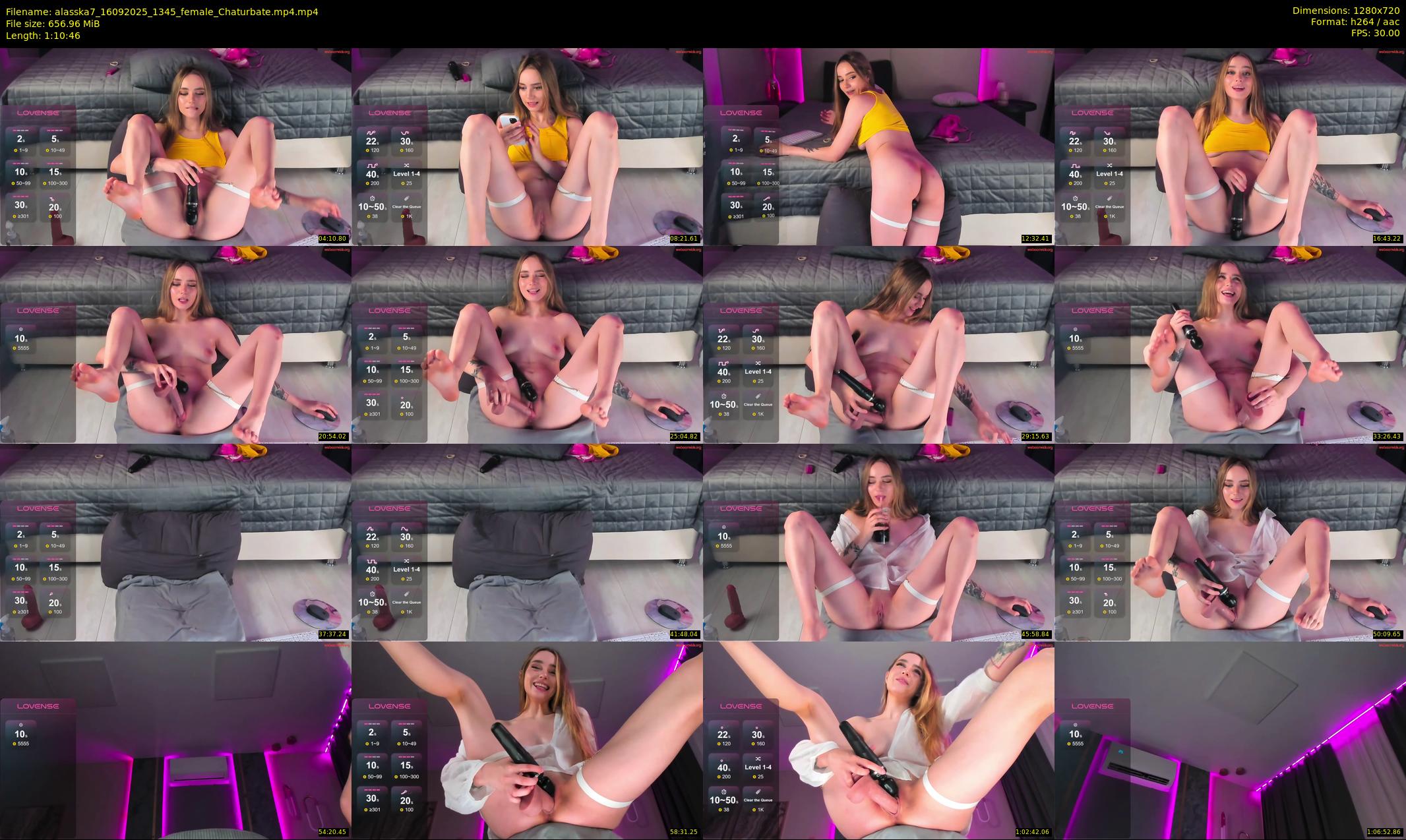 alasska7 — 71 minute Chaturbate female cam show recording, 720p, Sep 16, 2025