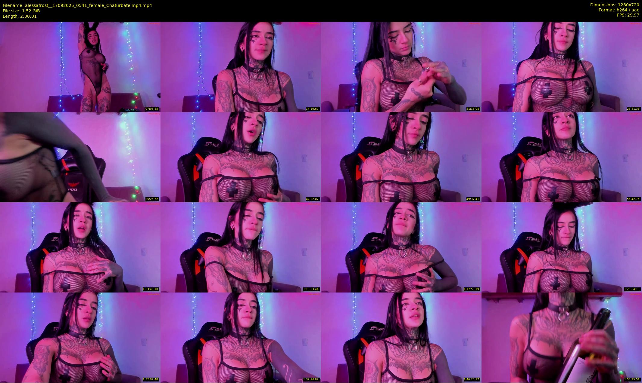 alessafrost_ — 121 minute Chaturbate female cam show recording, 720p, Sep 17, 2025