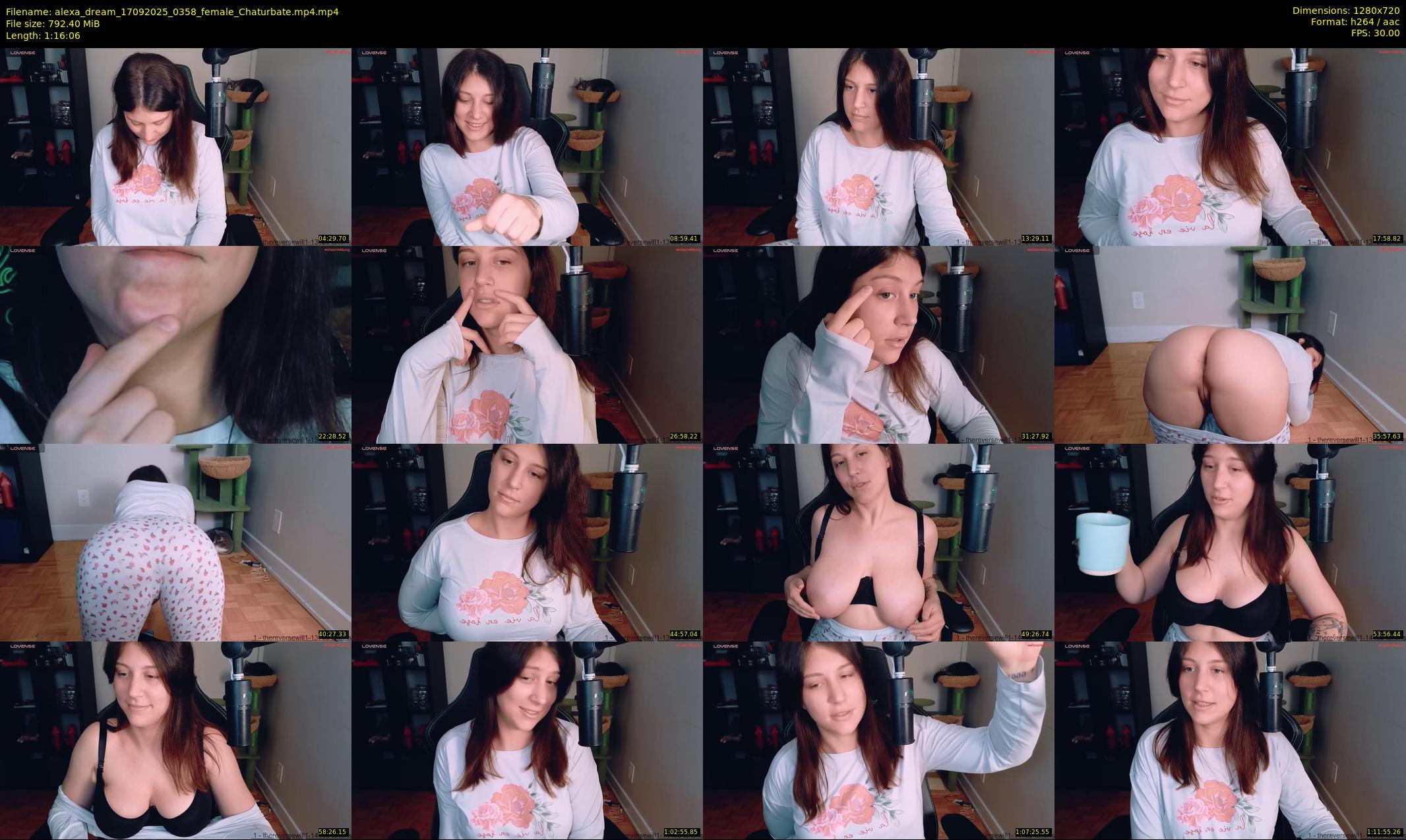 alexa_dream — 77 minute Chaturbate female cam show recording, 720p, Sep 17, 2025