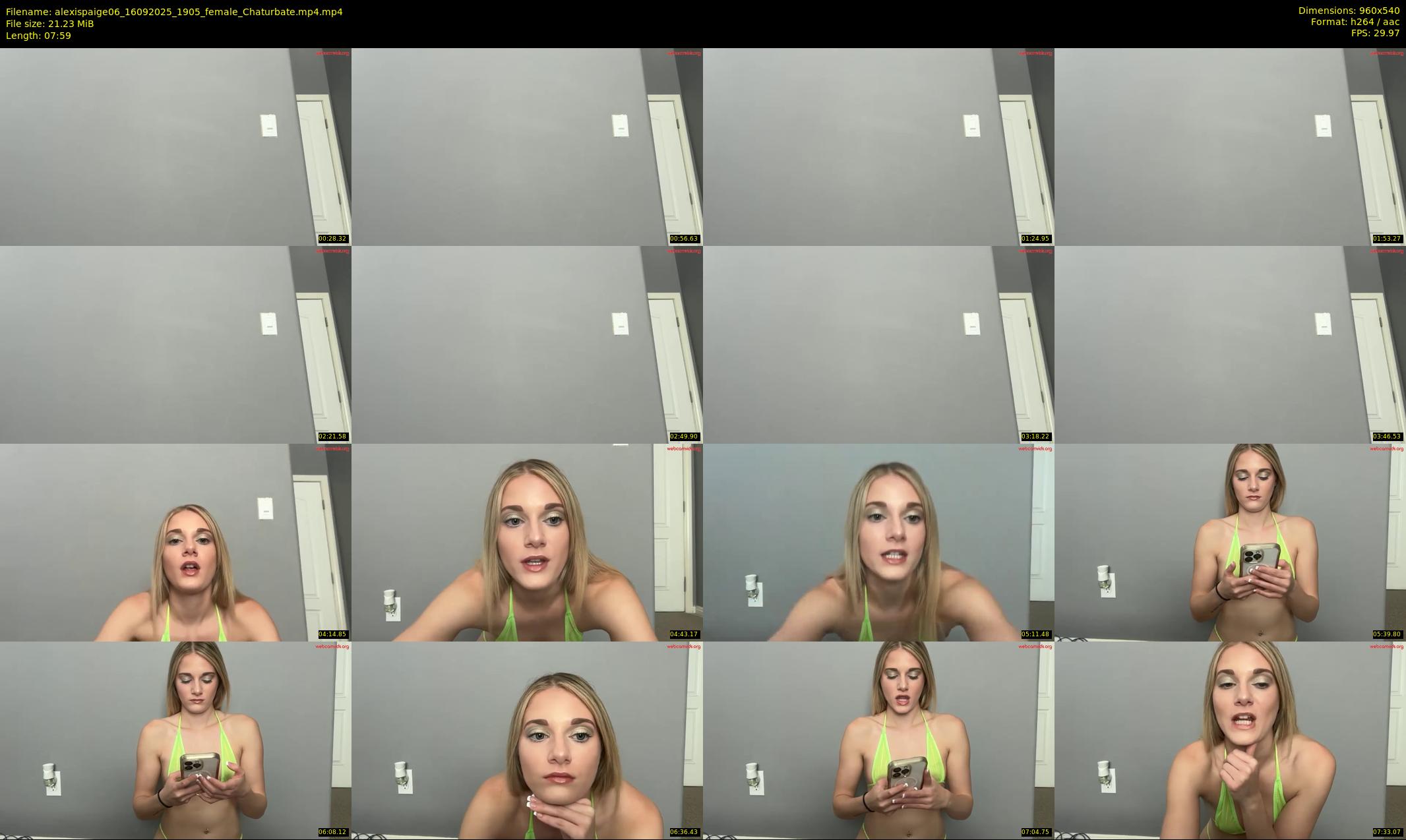 alexispaige06 — 8 minute Chaturbate female cam show recording, 480p, Sep 16, 2025