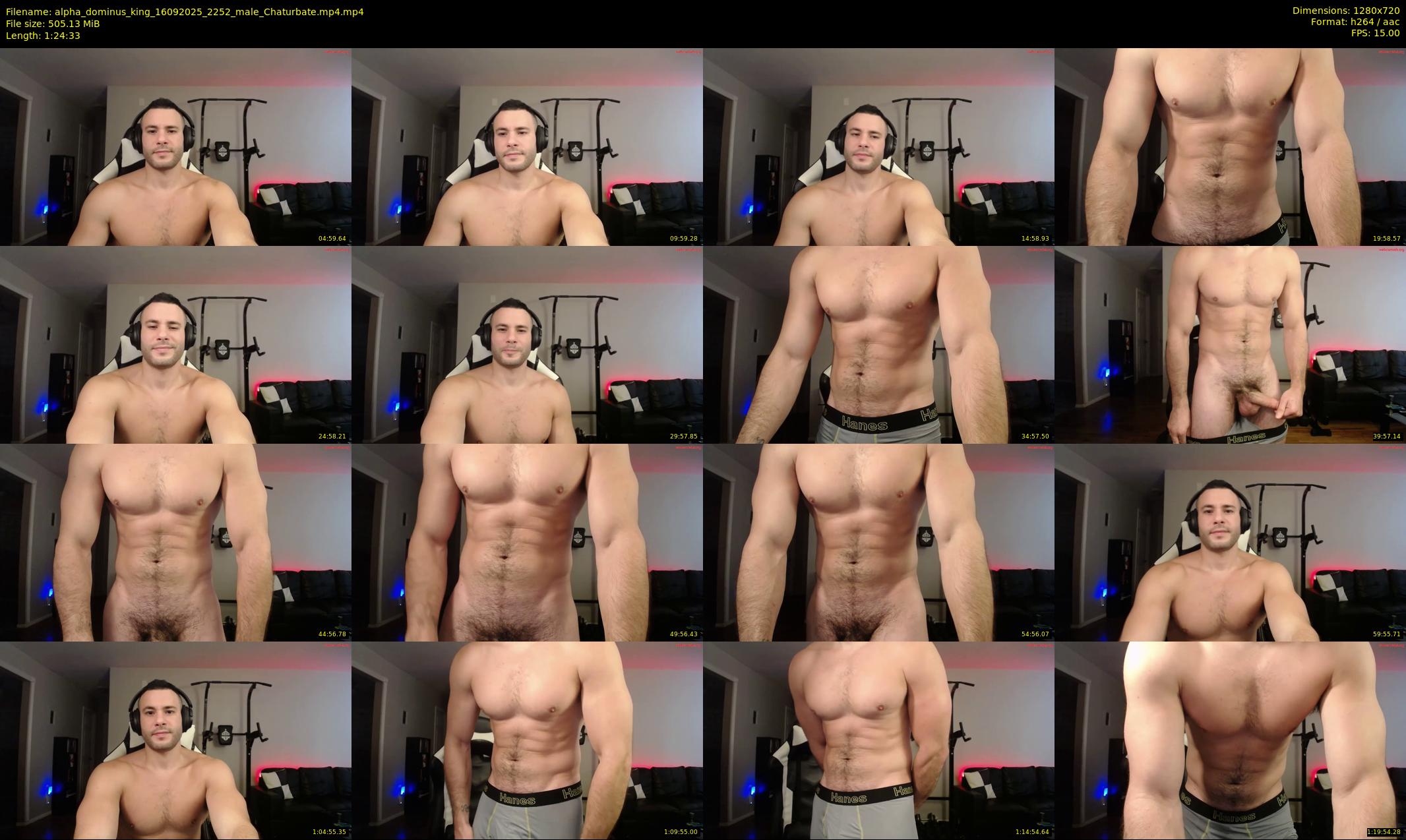 alpha_dominus_king — 85 minute Chaturbate male cam show recording, 720p, Sep 16, 2025