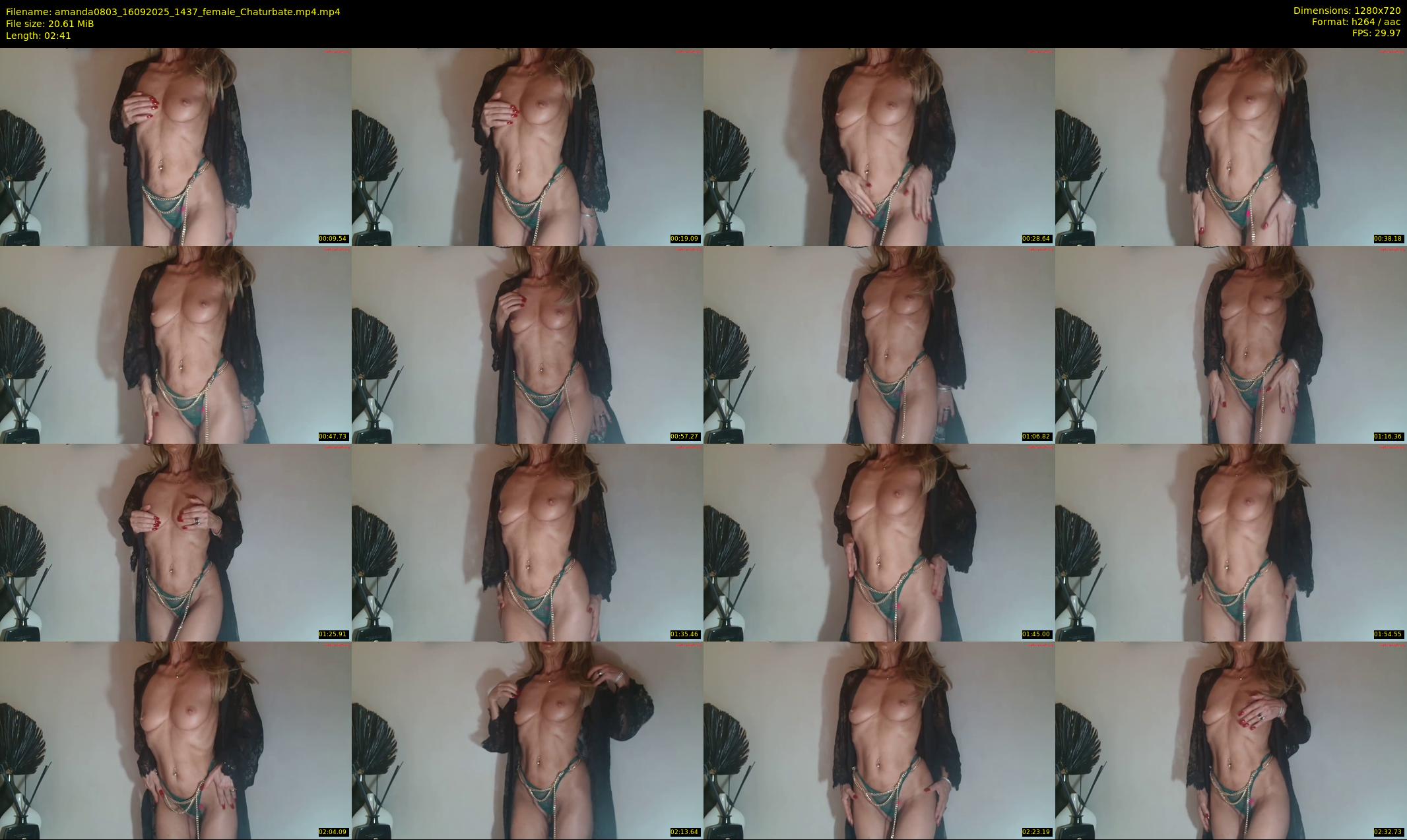 amanda0803 — 3 minute Chaturbate female cam show recording, 720p, Sep 16, 2025