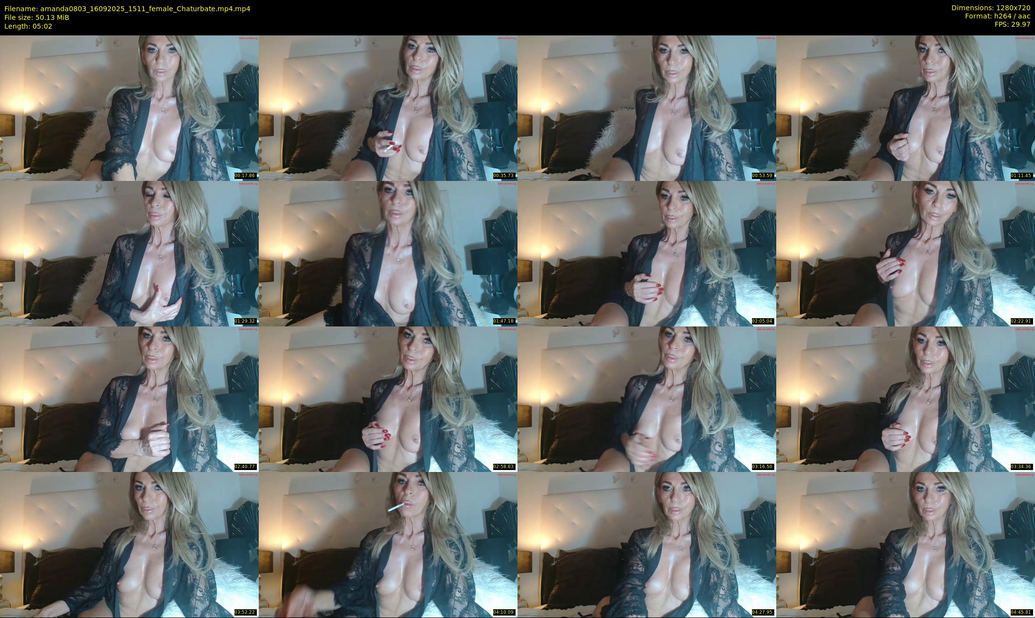 amanda0803 — 6 minute Chaturbate female cam show recording, 720p, Sep 16, 2025