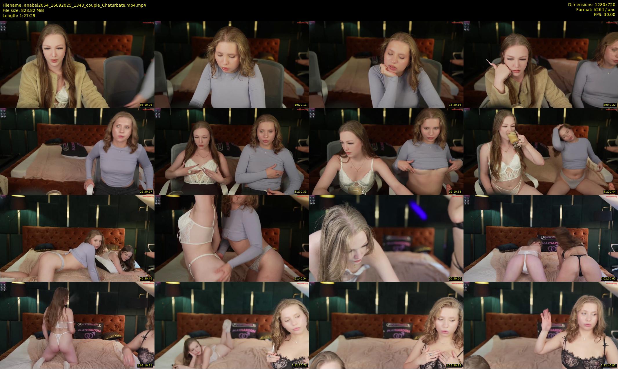 anabel2054 — 88 minute Chaturbate female cam show recording, 720p, Sep 16, 2025