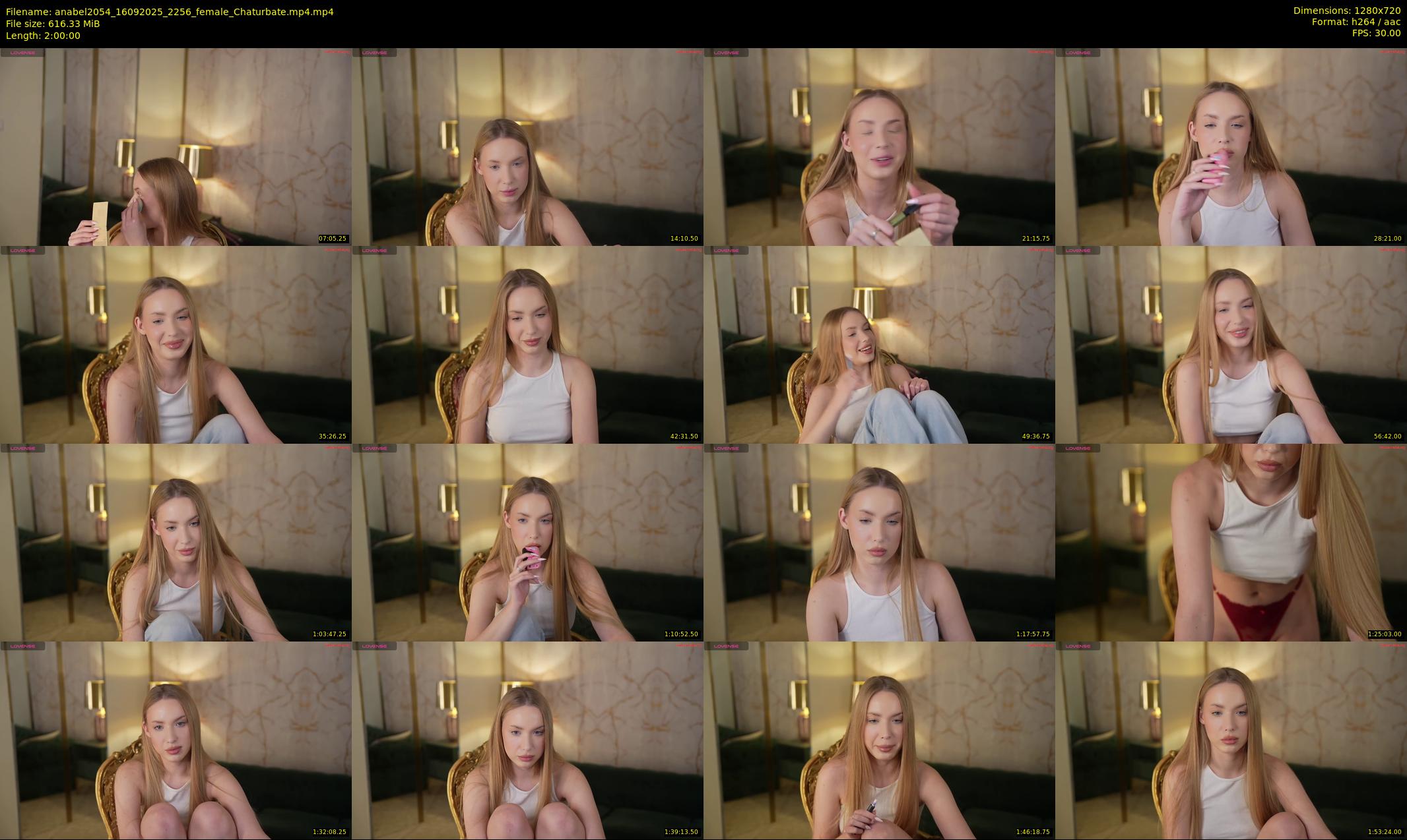 anabel2054 — 120 minute Chaturbate female cam show recording, 720p, Sep 16, 2025