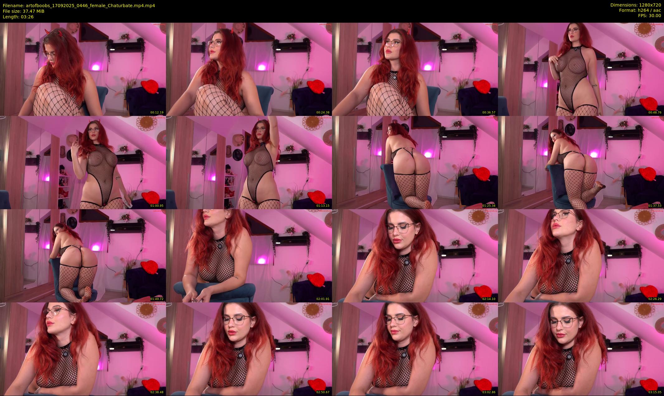 artofboobs — 4 minute Chaturbate female cam show recording, 720p, Sep 17, 2025