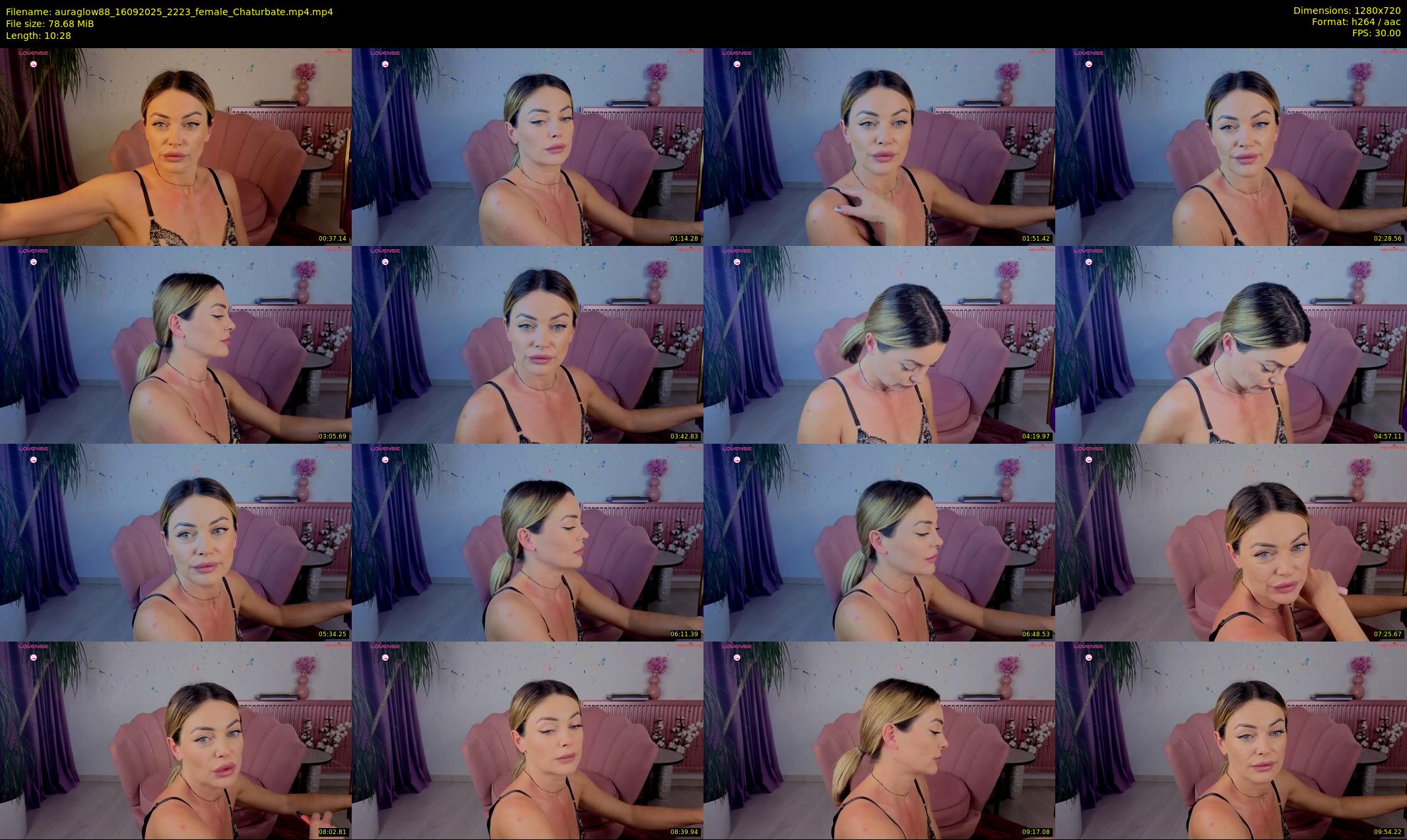 auraglow88 — 11 minute Chaturbate female cam show recording, 720p, Sep 16, 2025