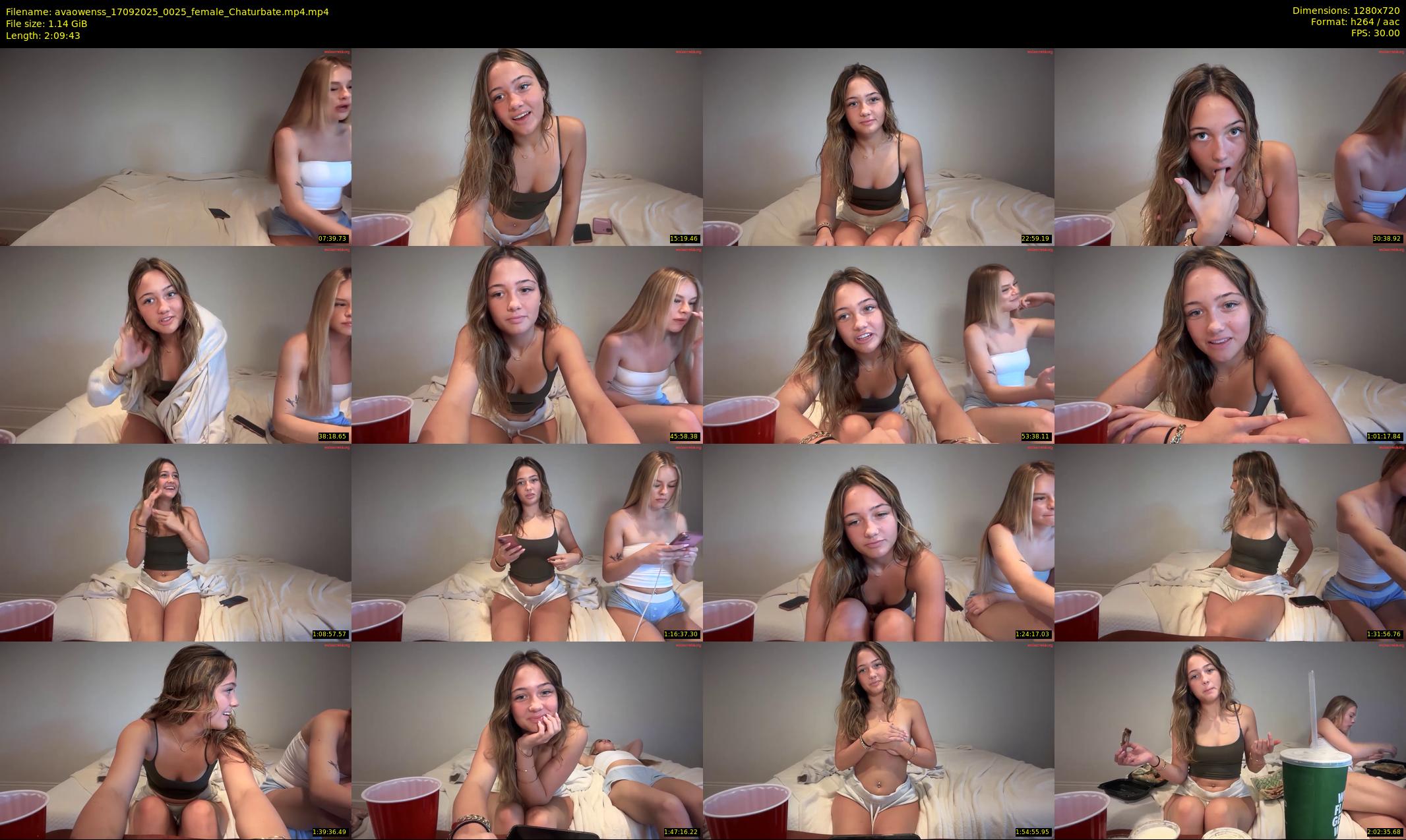 avaowenss — 130 minute Chaturbate female cam show recording, 720p, Sep 17, 2025
