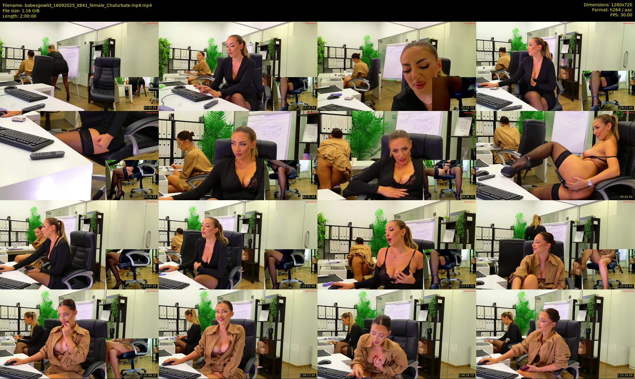 babesgowild — 120 minute Chaturbate couple cam show recording, 720p, Sep 16, 2025