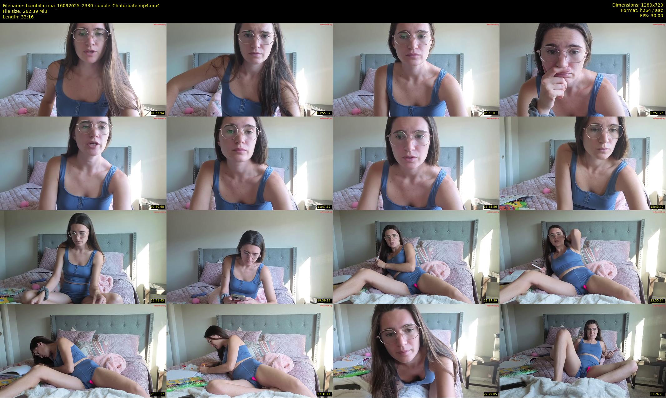 bambifarrina — 34 minute Chaturbate couple cam show recording, 720p, Sep 16, 2025