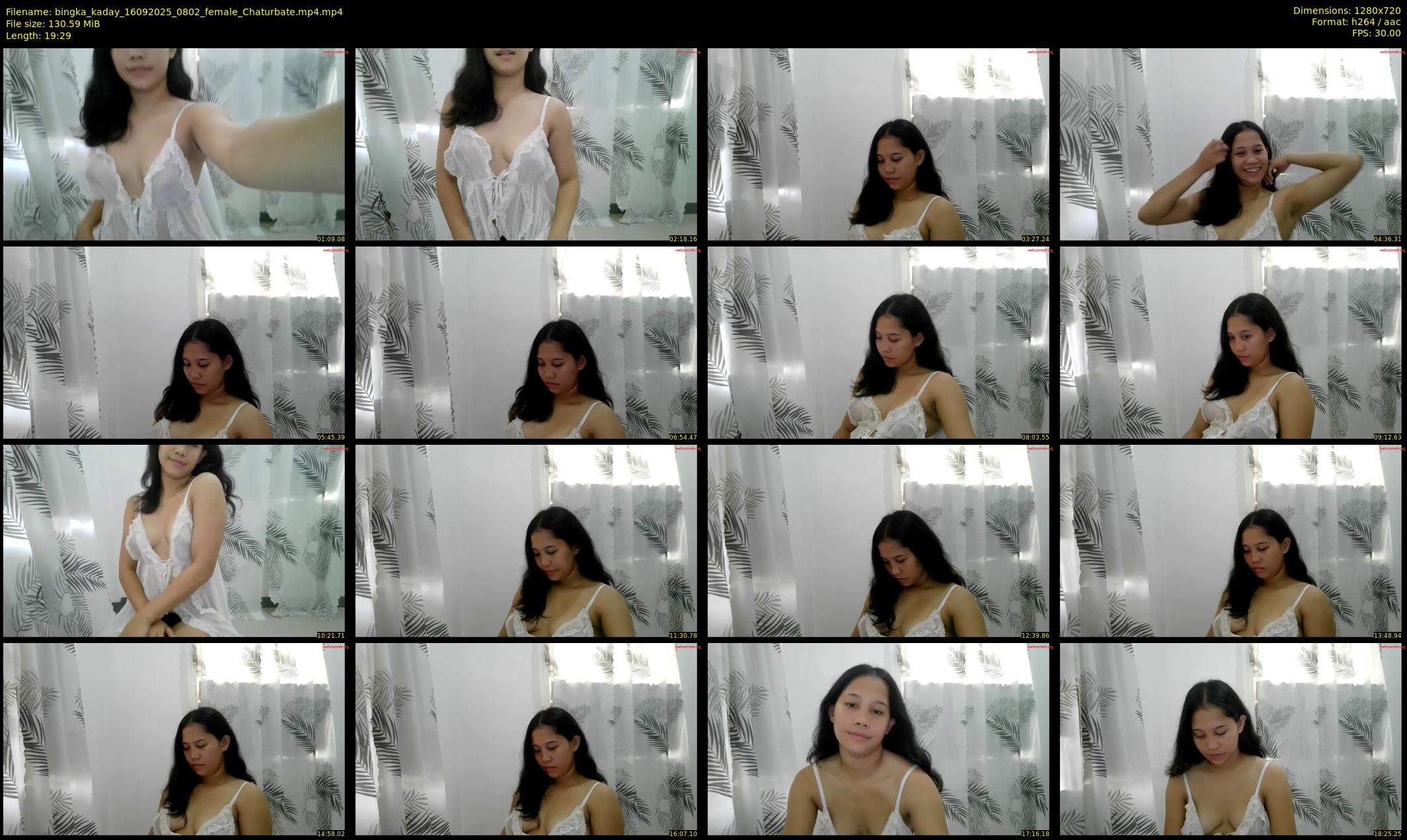 bingka_kaday — 20 minute Chaturbate female cam show recording, 720p, Sep 16, 2025