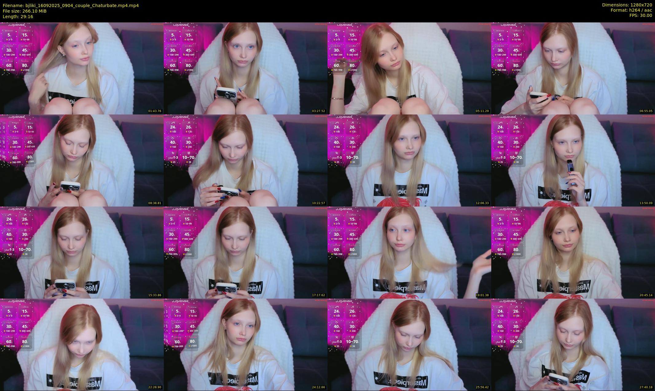 bjliki — 30 minute Chaturbate couple cam show recording, 720p, Sep 16, 2025