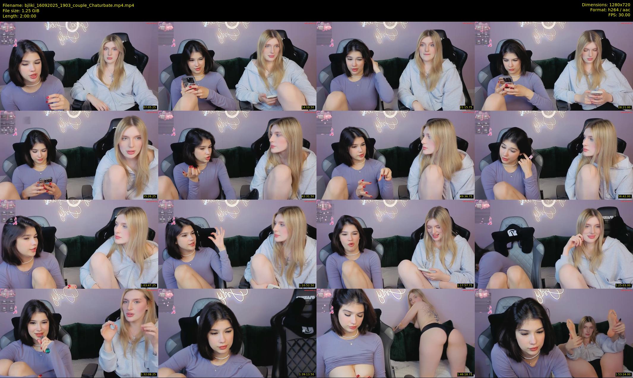 bjliki — 120 minute Chaturbate couple cam show recording, 720p, Sep 16, 2025