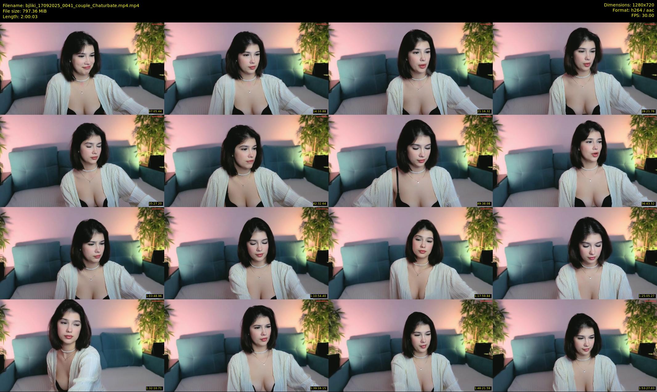bjliki — 121 minute Chaturbate couple cam show recording, 720p, Sep 17, 2025