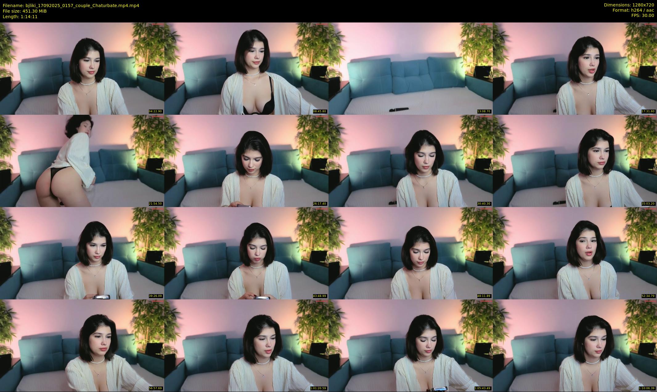 bjliki — 75 minute Chaturbate couple cam show recording, 720p, Sep 17, 2025