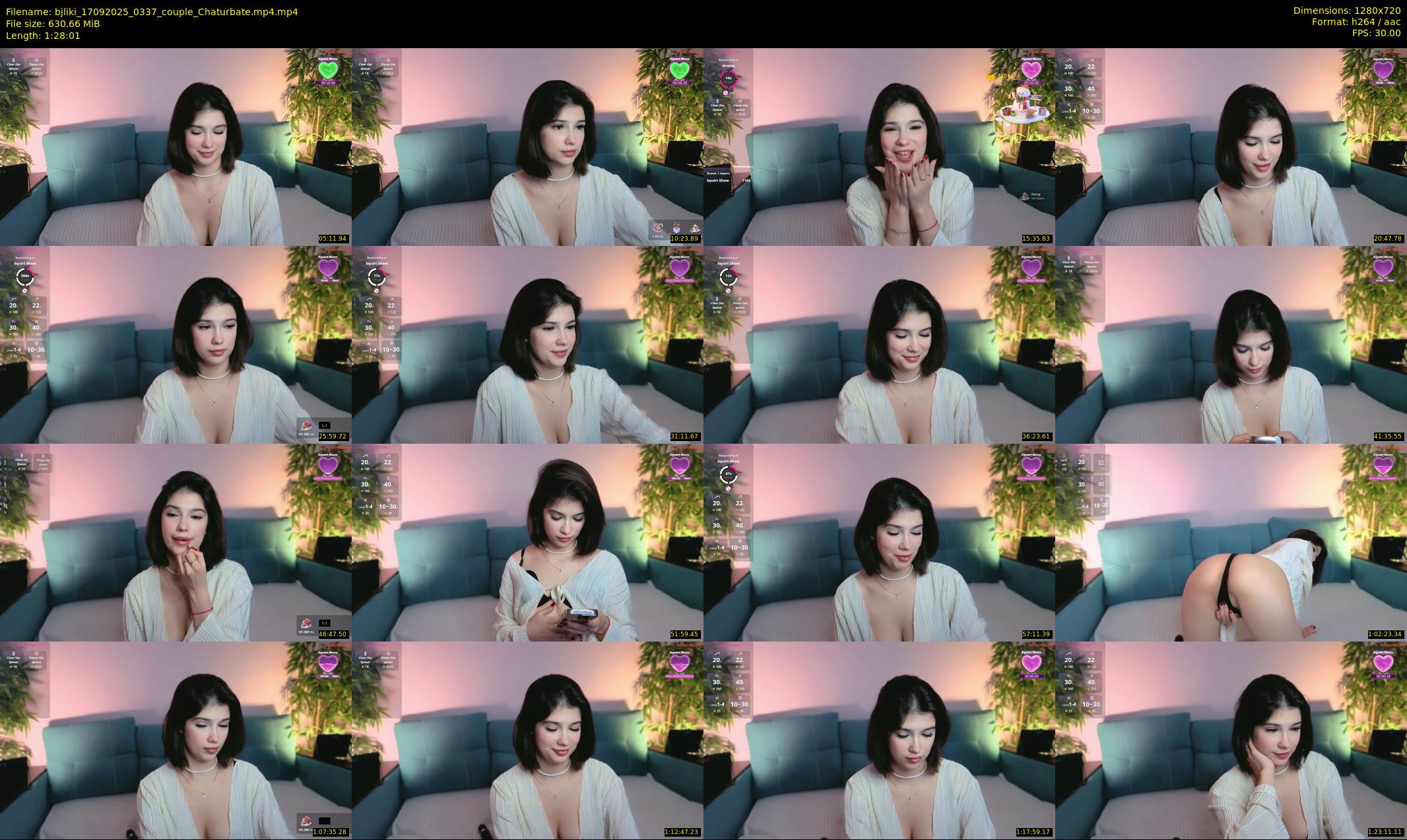 bjliki — 89 minute Chaturbate couple cam show recording, 720p, Sep 17, 2025
